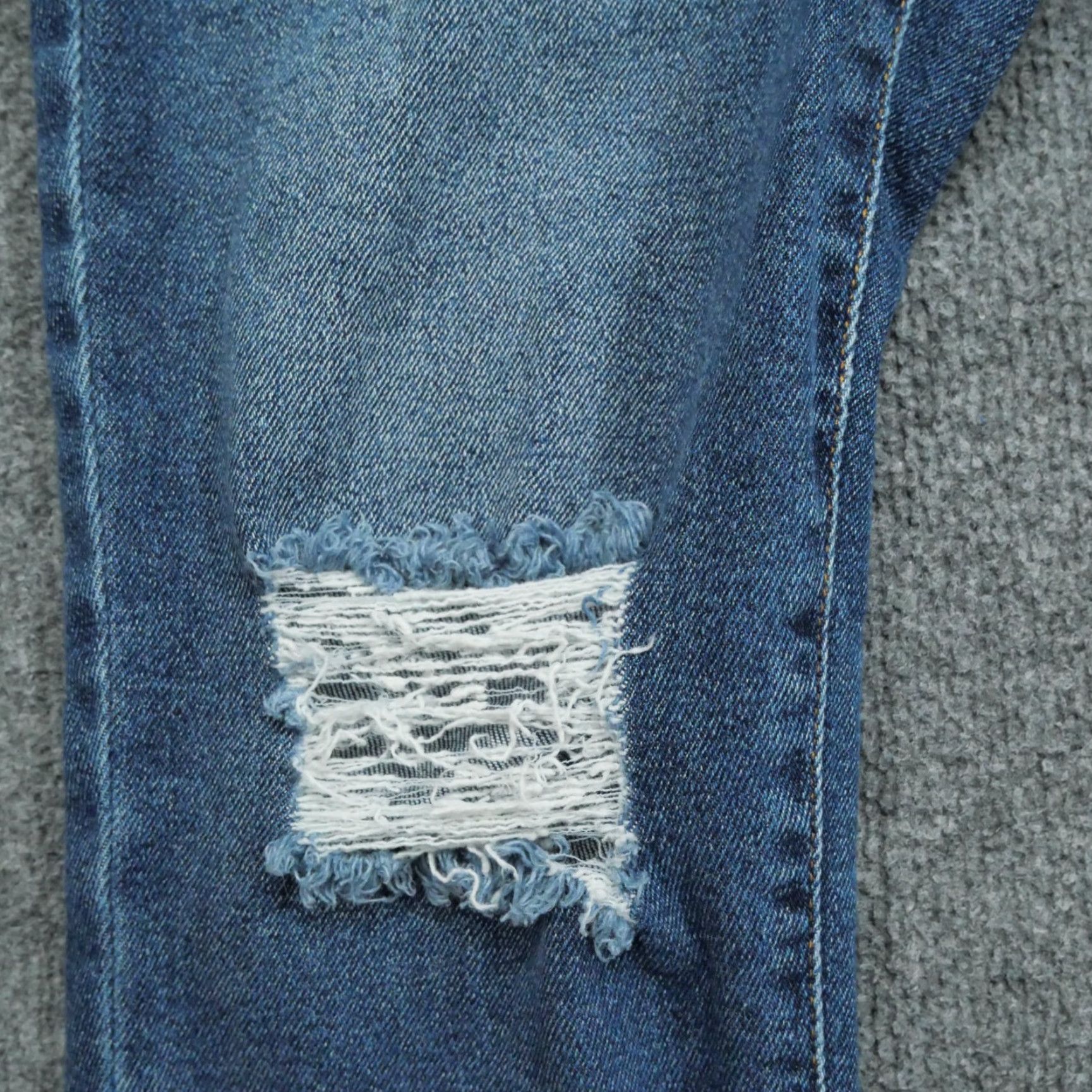 Vintage KanCan Jeans Womens 13 30 Blue Denim 5-Pocket Stretch Regular Rise High Inseam 27 in Pants Tapered Vintage No Size 24" / US 00 / IT 34 - 5 Thumbnail