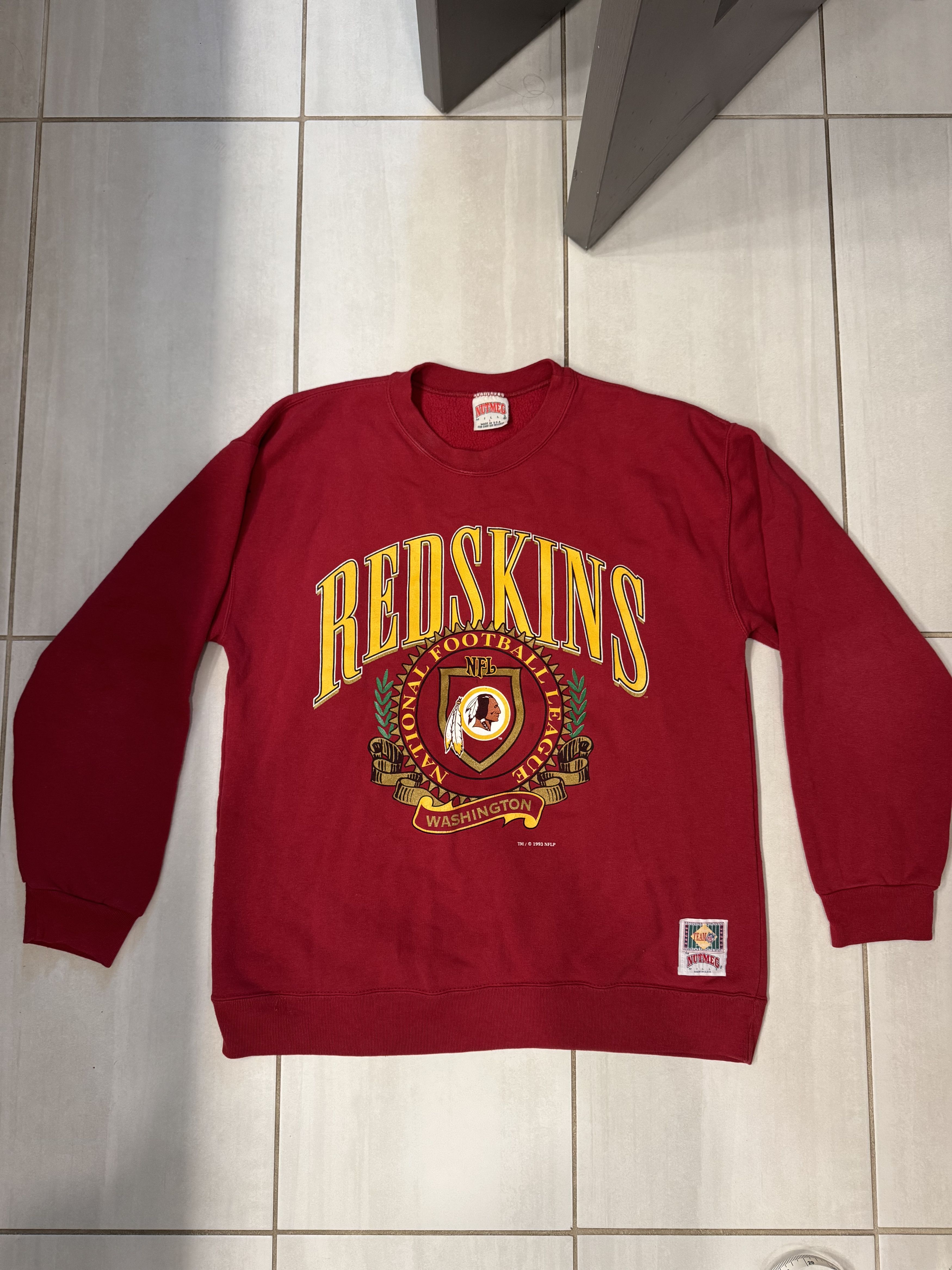 Nutmeg Vintage 1993 Washington Redskins Sweatshirt Size US L / EU 52-54 / 3 - 1 Thumbnail