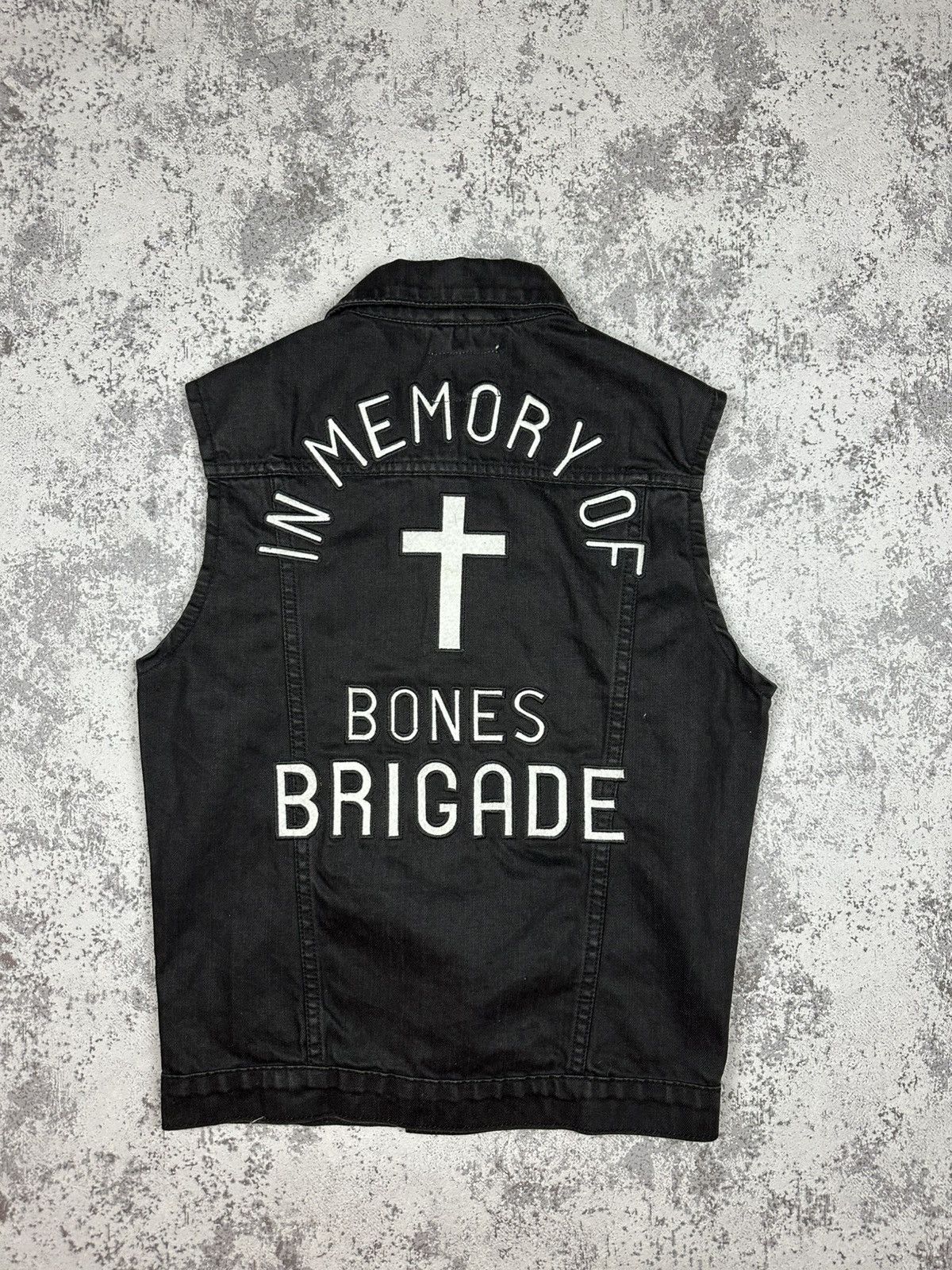 Band Tees Denim Vest In Memory of Bones Brigade Size US M / EU 48-50 / 2 - 1 Thumbnail