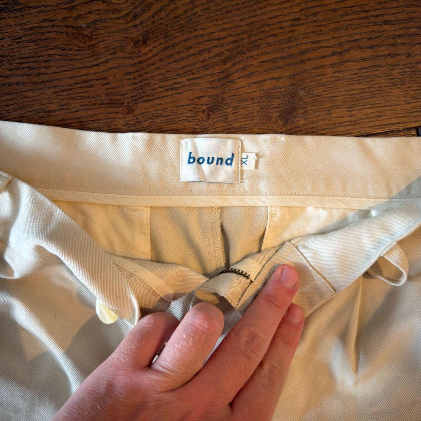 Bounty Hunter Bound cream smart trousers Size US 36 / EU 52 - 2 Thumbnail