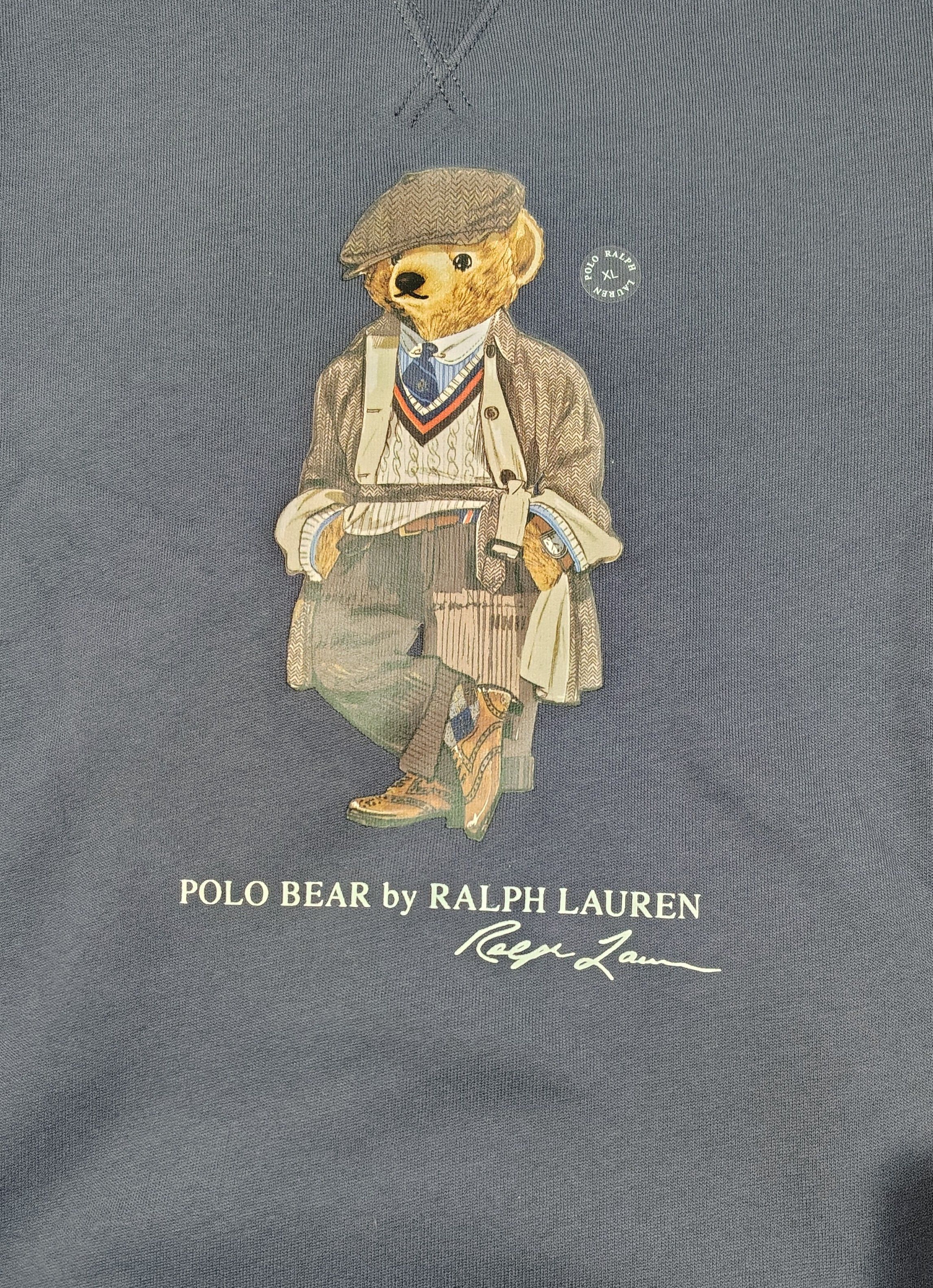 Polo Ralph Lauren Polo Ralph Lauren Polo Bear Crewneck Sweatshirt XL BNWT Navy Size US XL / EU 56 / 4 - 2 Thumbnail