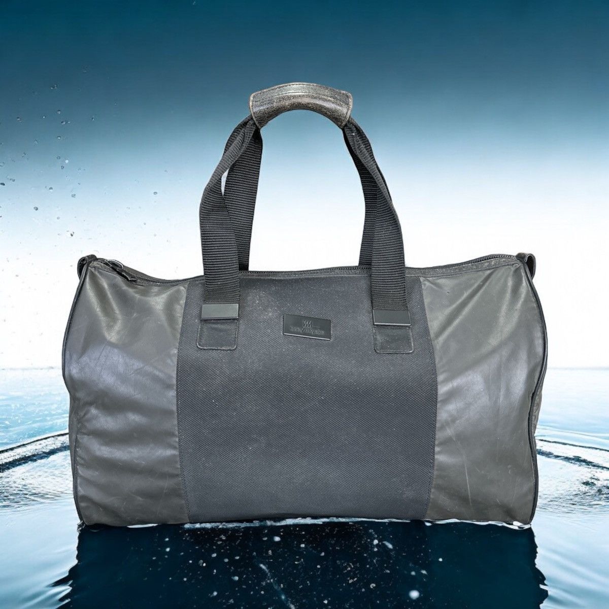 Issey Miyake × Vintage VTG ISSEY MIYAKE CANVAS & LEATHER TRAVEL BAG Size ONE SIZE - 1 Thumbnail