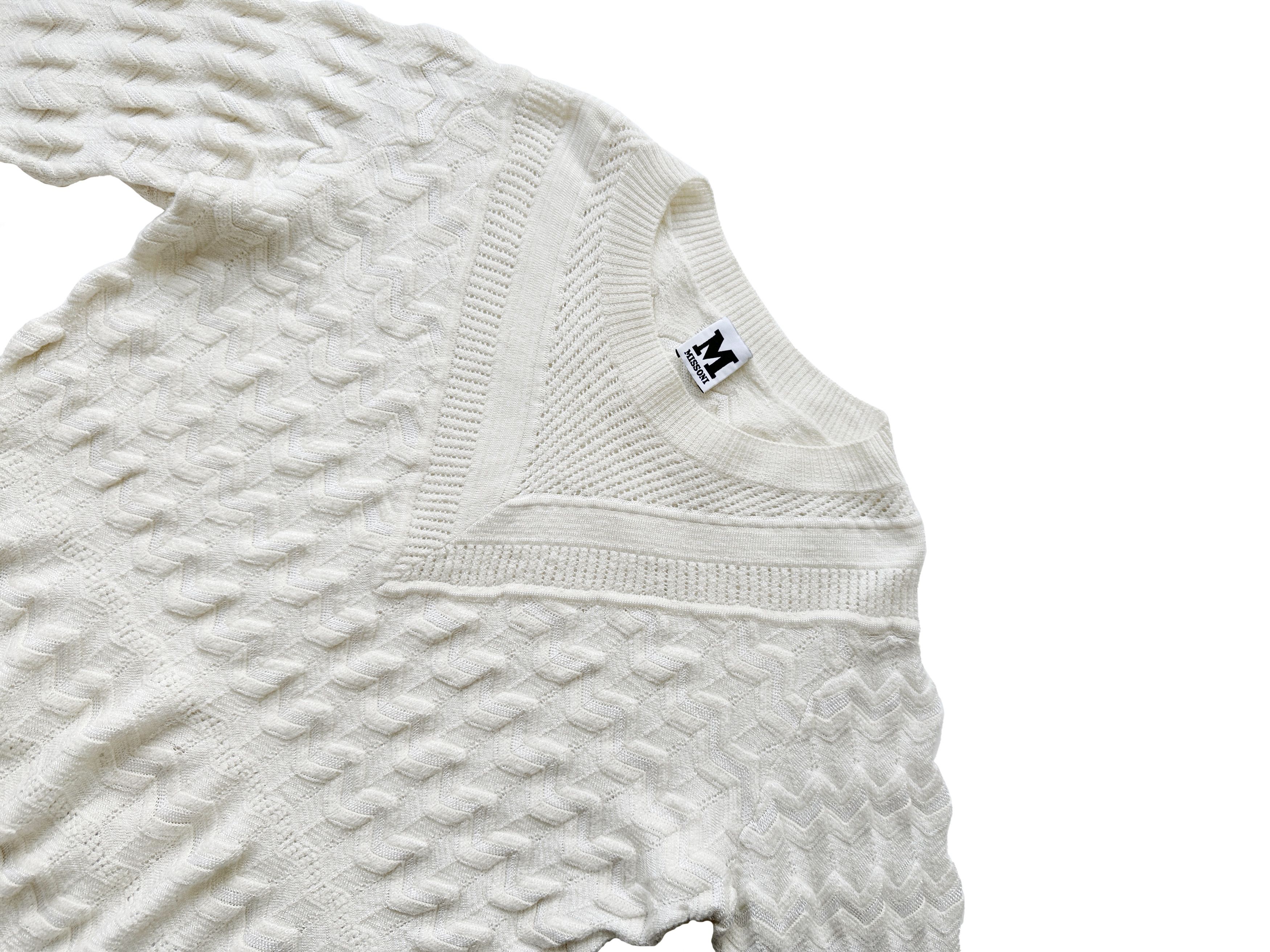 Missoni Missoni woman's milky wool sweater Size M / US 6-8 / IT 42-44 - 3 Thumbnail
