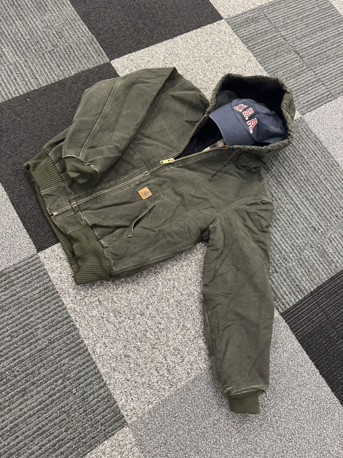 Carhartt Carhartt Active Jacket J130 MOS usa vintage og Size US S / EU 44-46 / 1 - 3 Thumbnail