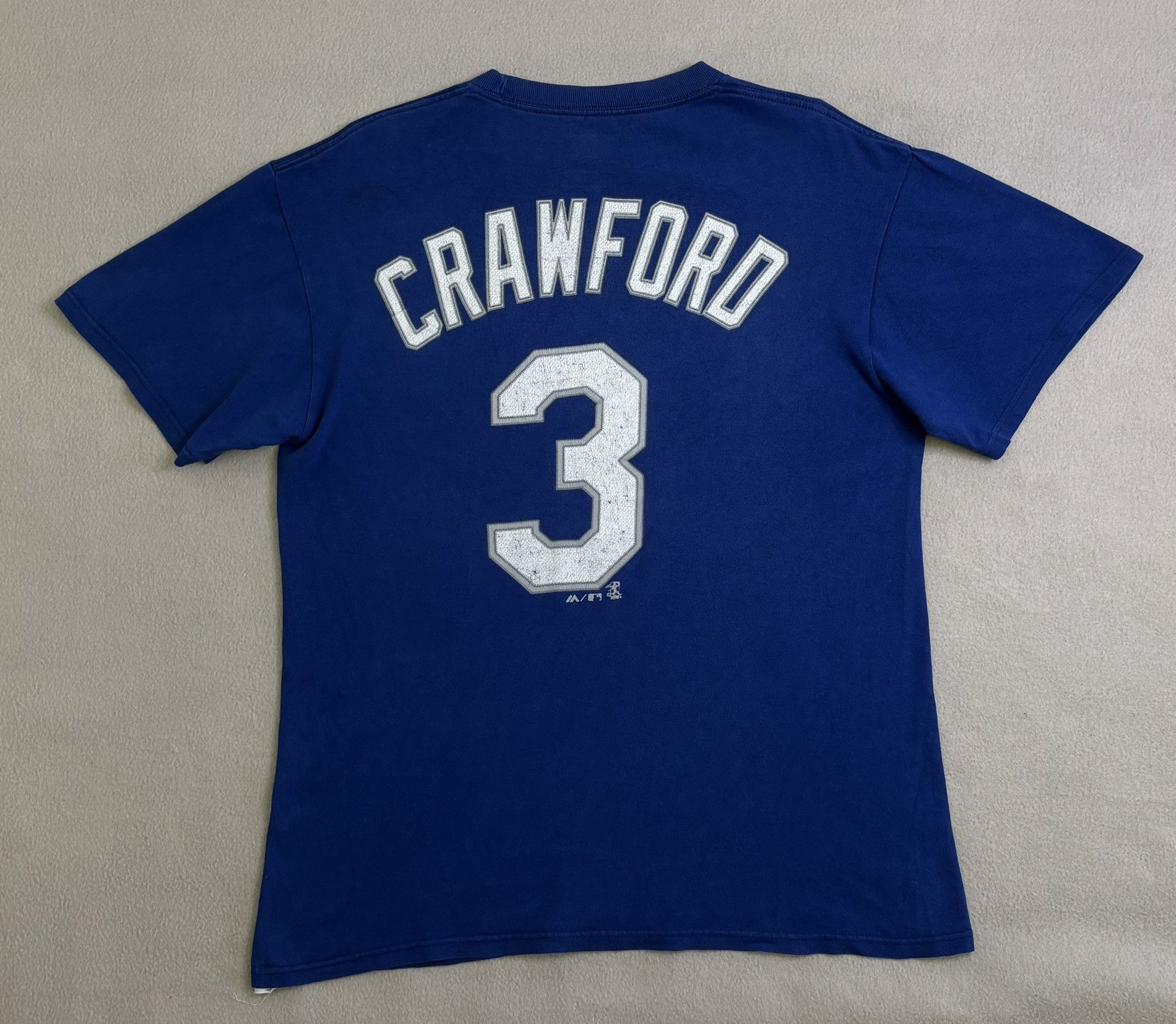 Majestic Los Angeles Dodgers Crawford #3 Majestic MLB T-Shirt Size. M Size US M / EU 48-50 / 2 - 8 Thumbnail