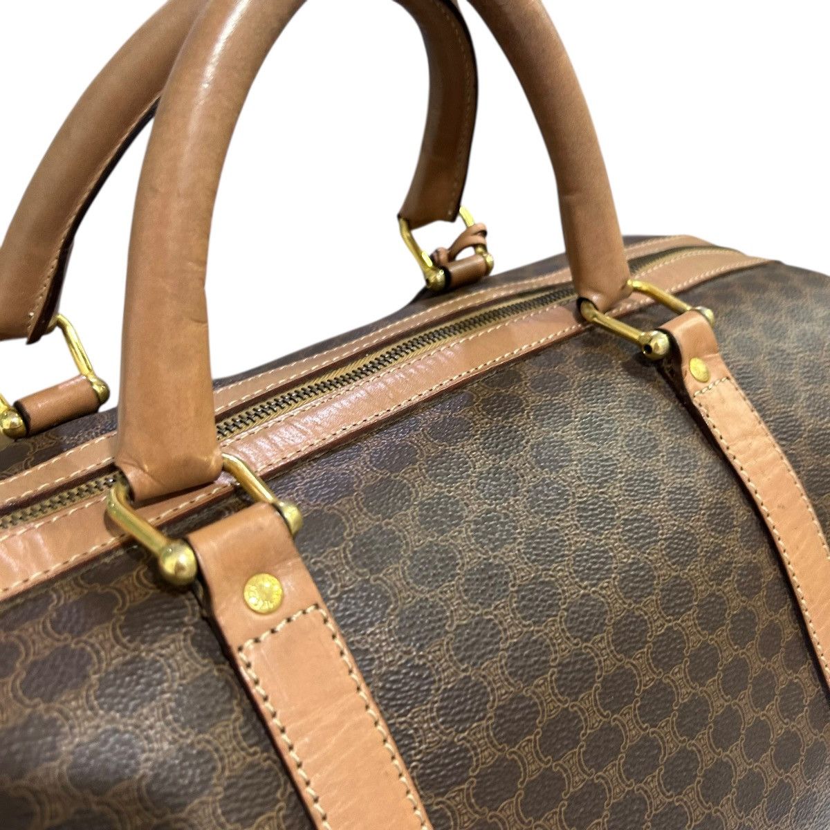 Celine × Vintage 🔥RARE🔥CELINE VINTAGE MONOGRAM DUFFLE TRAVEL BAG Size ONE SIZE - 9 Thumbnail