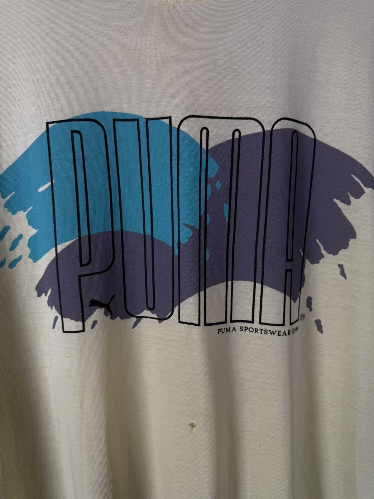 Puma Puma vintage 1989 sportwear tee Size US XL / EU 56 / 4 - 3 Thumbnail