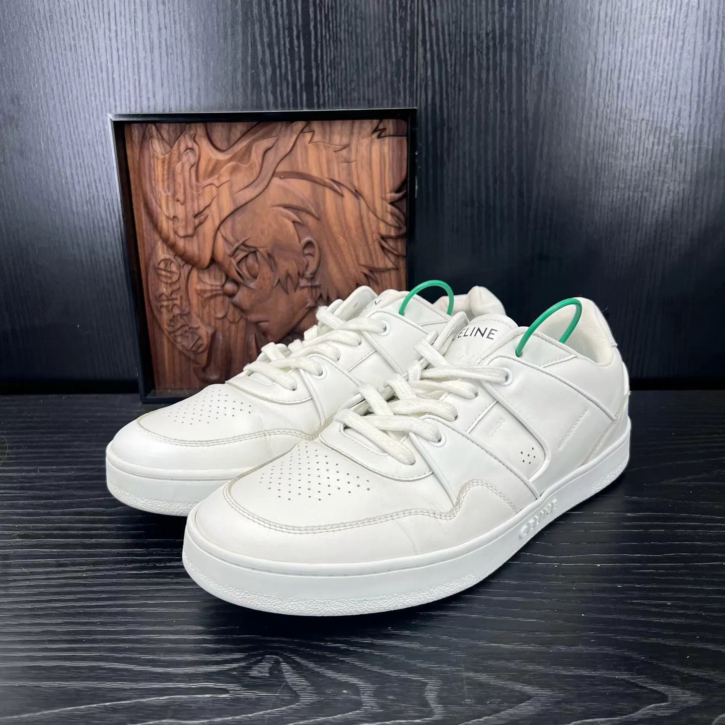 Celine White Low-Top Leather Sneakers Size US 9 / EU 42 - 1 Thumbnail