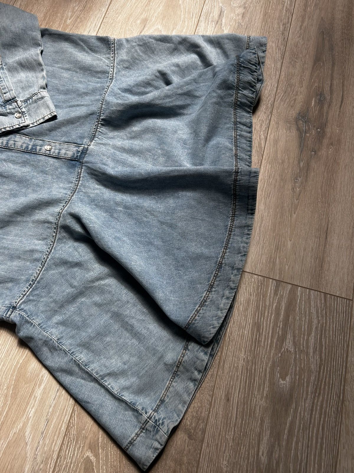 Moschino M05CH1N0 jeans chambray Dress designer luxury premium Size L / US 10 / IT 46 - 6 Thumbnail