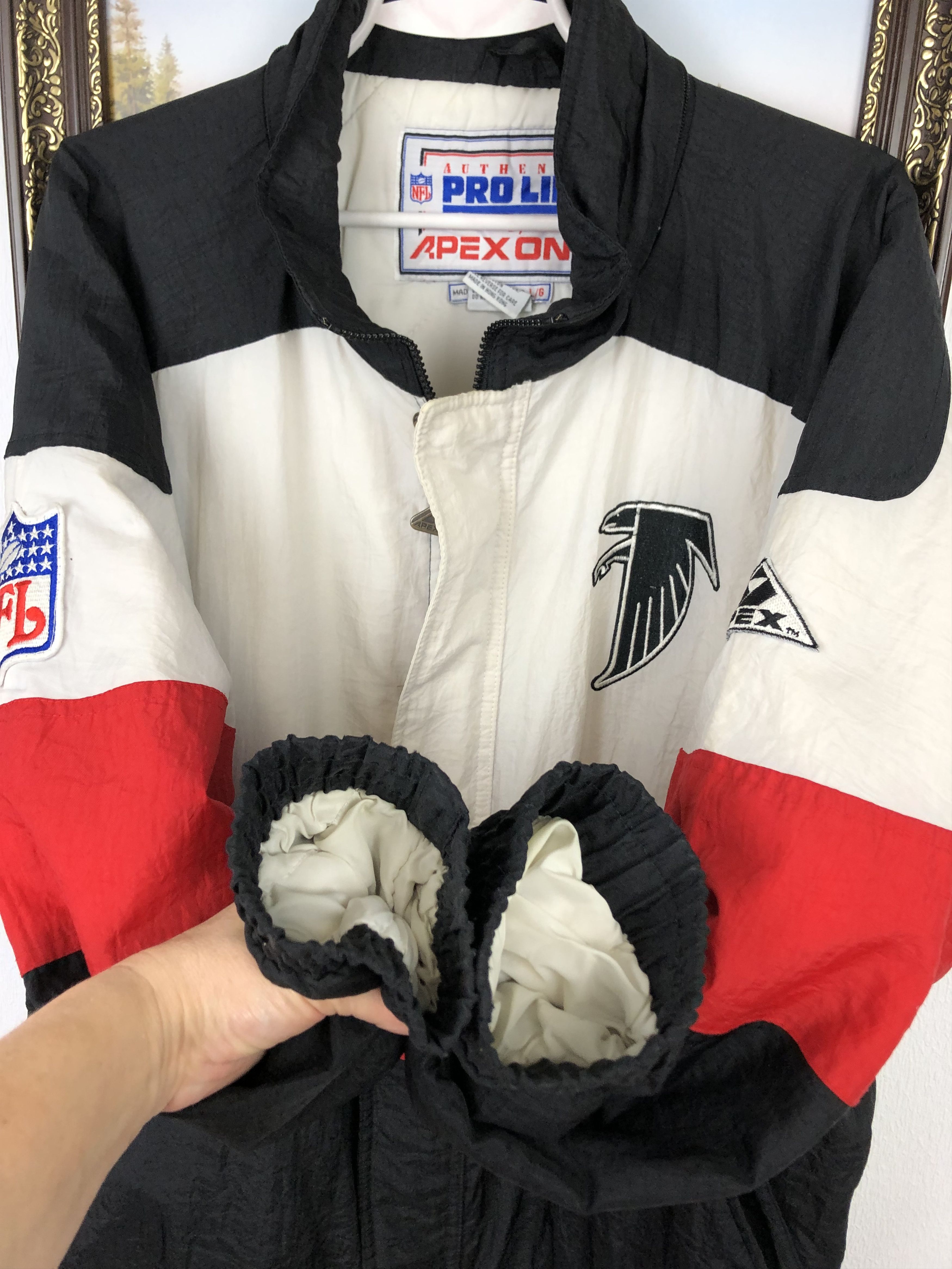NFL × Pro Line × Vintage Vintage 90's NFL Pro Line Apex Atlanta Falcons Jacket Bomber Size US L / EU 52-54 / 3 - 6 Thumbnail