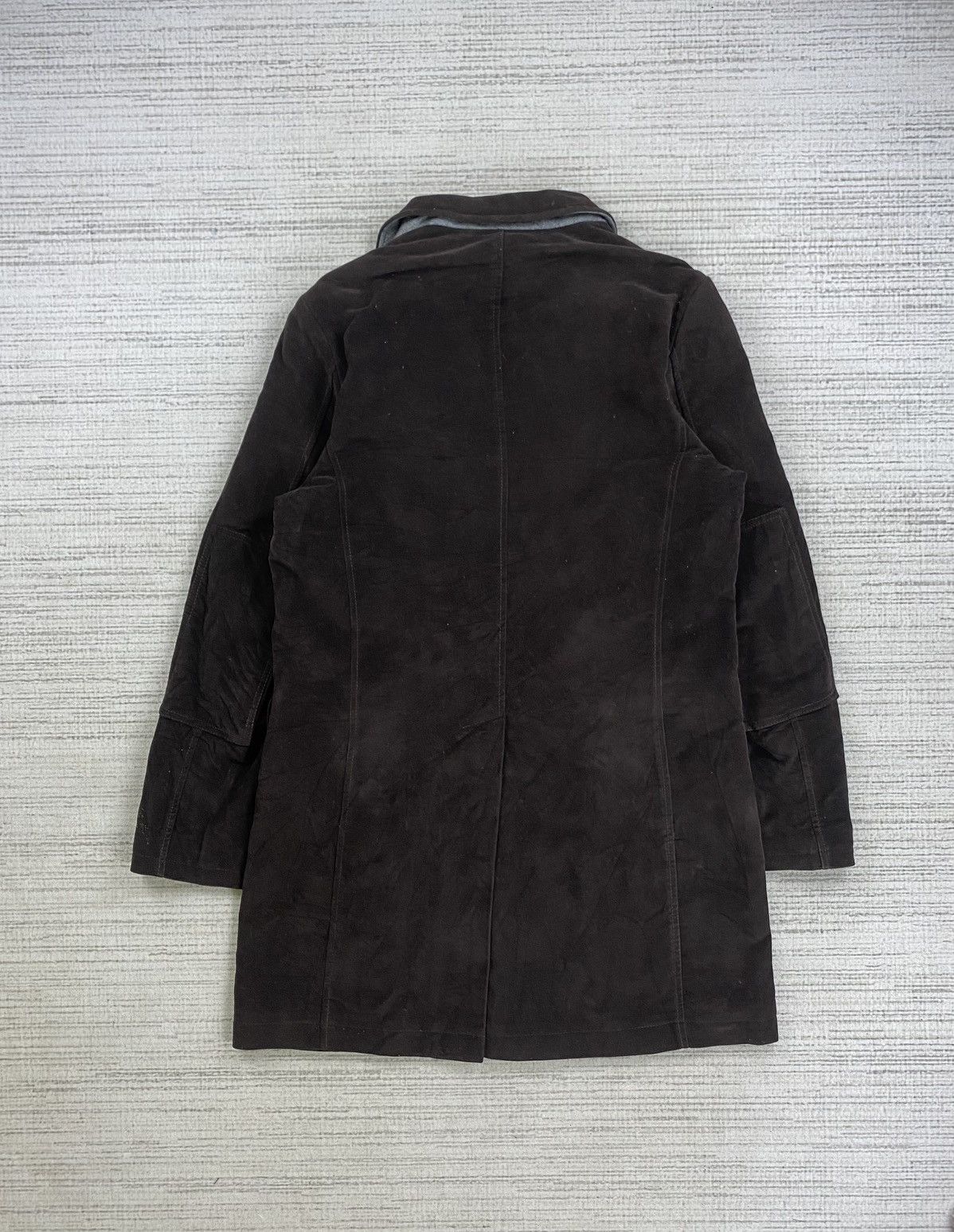 Burberry × Japanese Brand × Vintage Vintage Burberry London Double Colar Wool Trench Coat Jacket Size US M / EU 48-50 / 2 - 2 Thumbnail