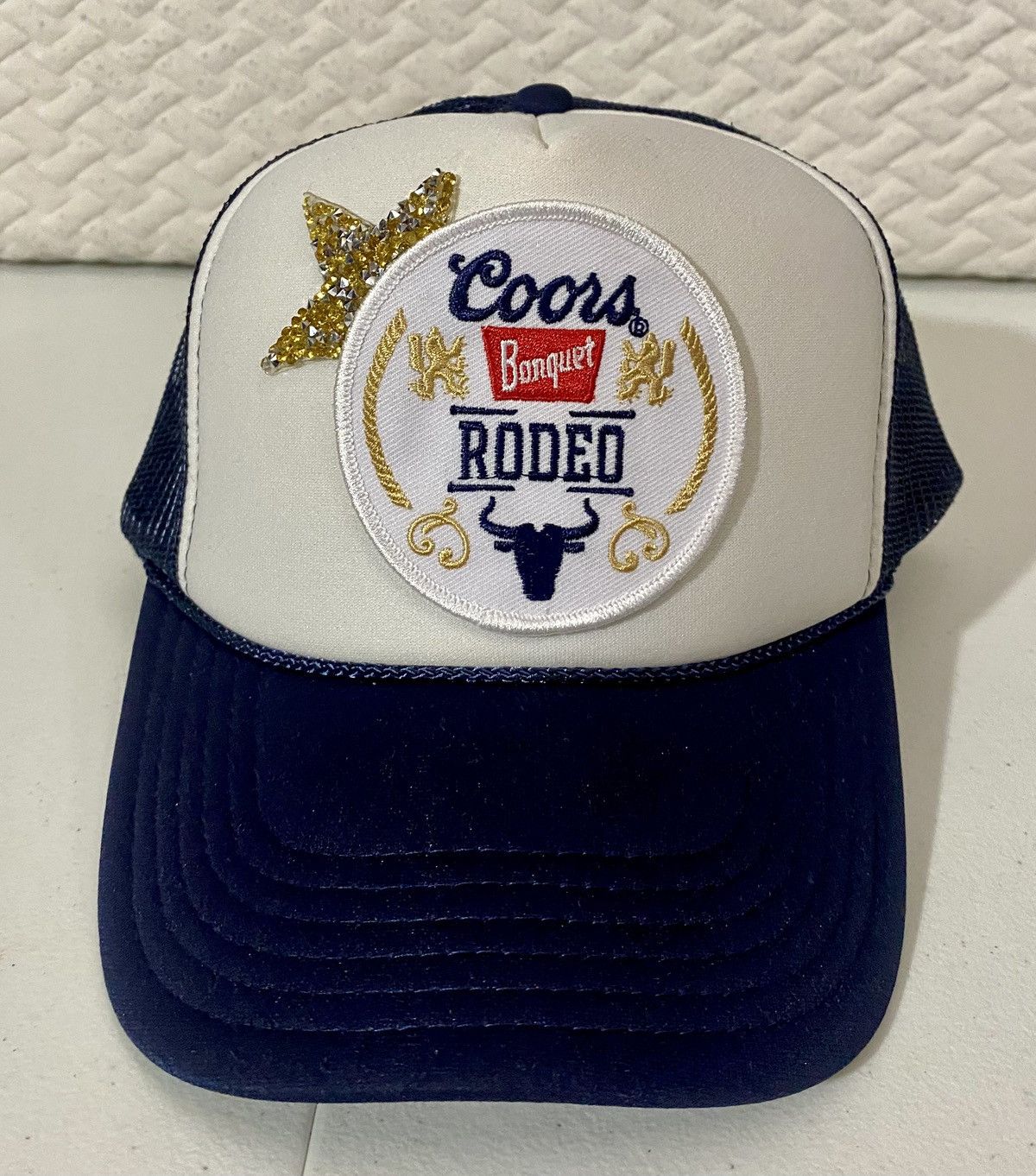 Otto Coors Lone Rhinestone Star Rodeo Trucker Cap Snapback OS LN Size ONE SIZE - 11 Thumbnail