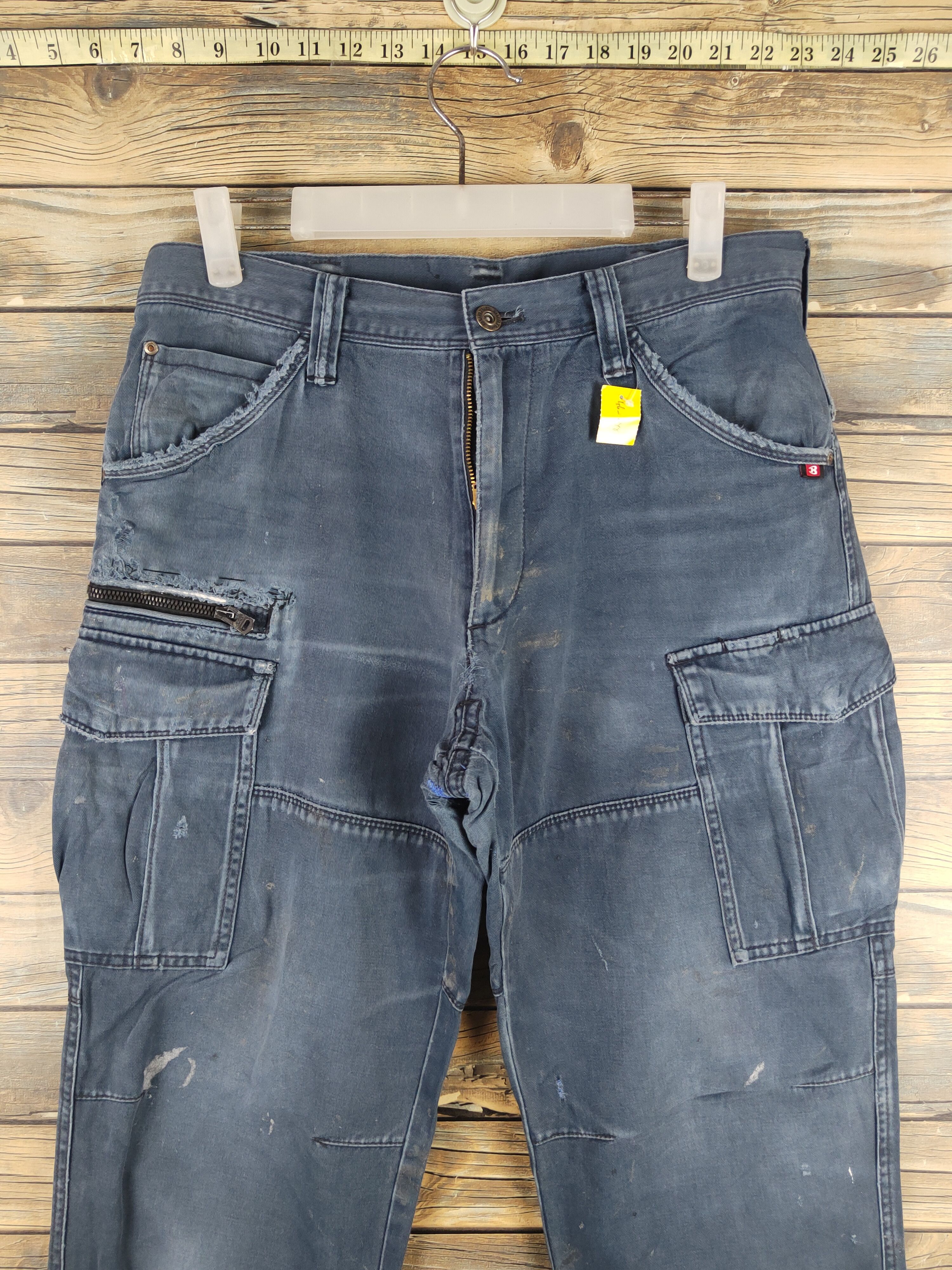 Japanese Brand DL Burtle Multipocket utility tactical Cargo Pants #46-248T Size US 31 - 2 Thumbnail