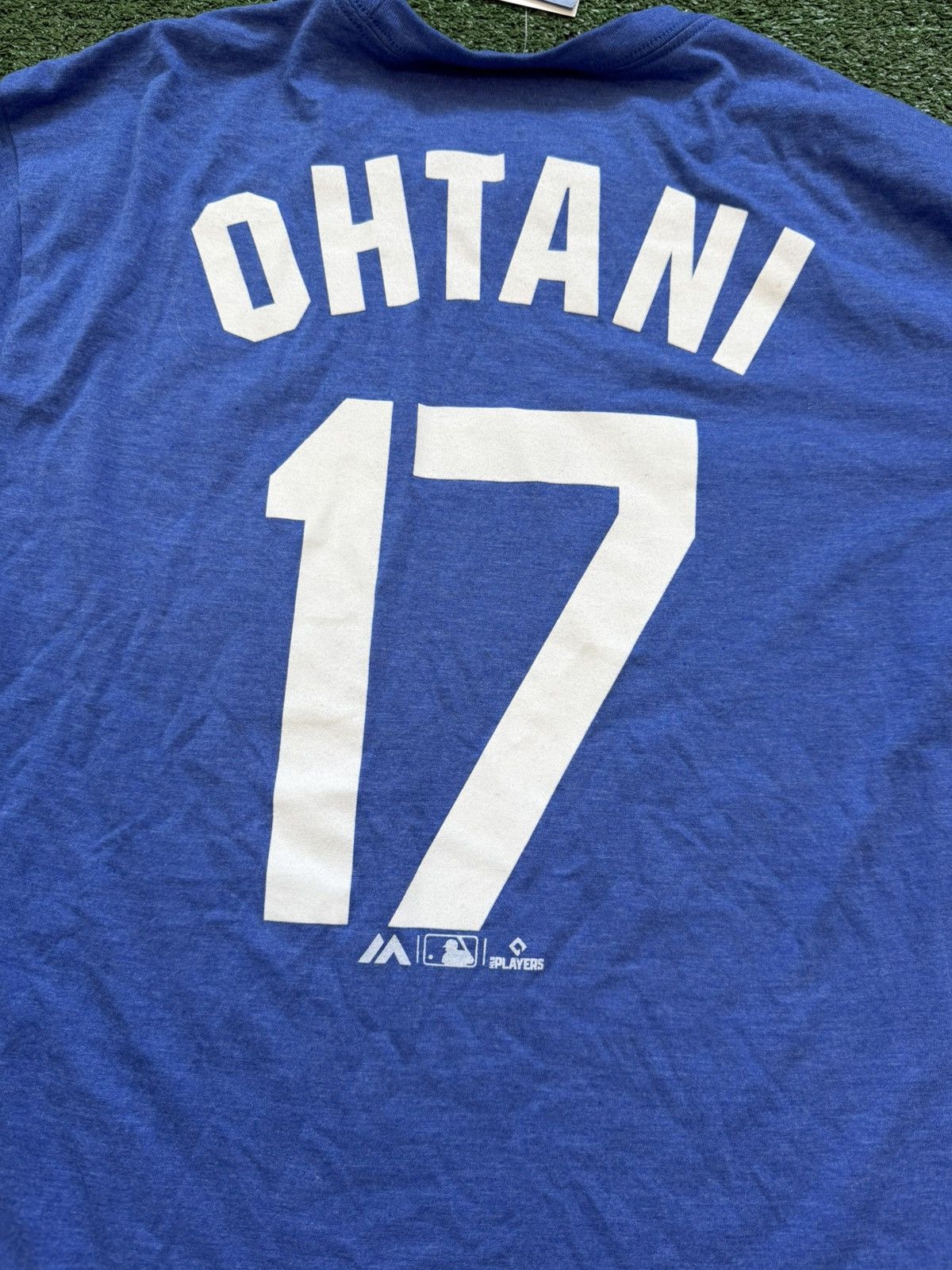 Majestic Majestic Los Angeles Dodgers #17 Shohei Ohtani Men's Blue Size US L / EU 52-54 / 3 - 5 Thumbnail
