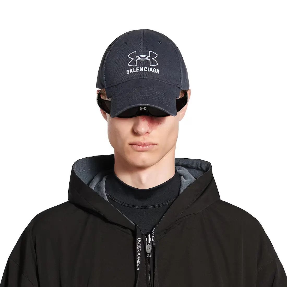 Balenciaga × Under Armour o1w1db10425 Size: M / Under Armour® Hat / Cap in Black Size ONE SIZE - 5 Thumbnail