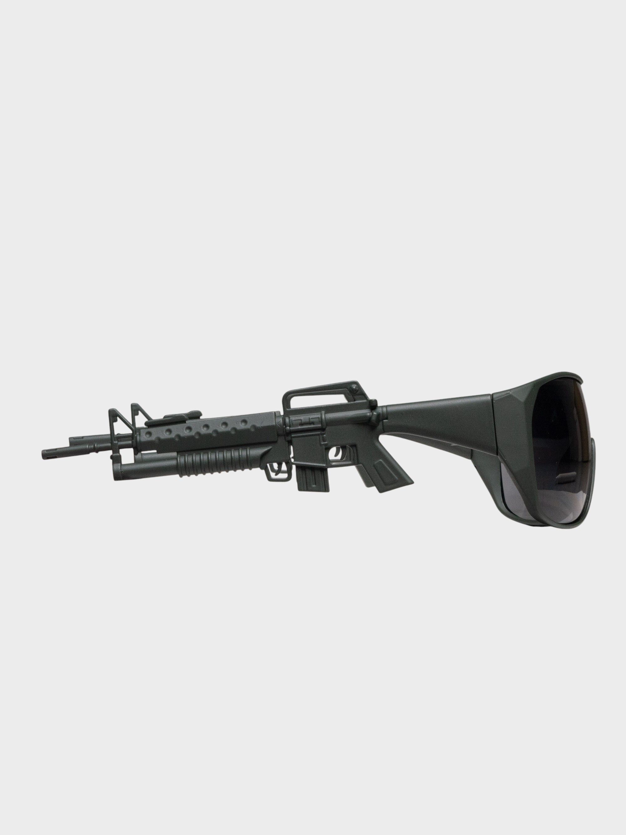 Jeremy Scott × Linda Farrow Linda Farrow X Jeremy Scott S/S 2013 rifle army sunglasses Size ONE SIZE - 3 Thumbnail