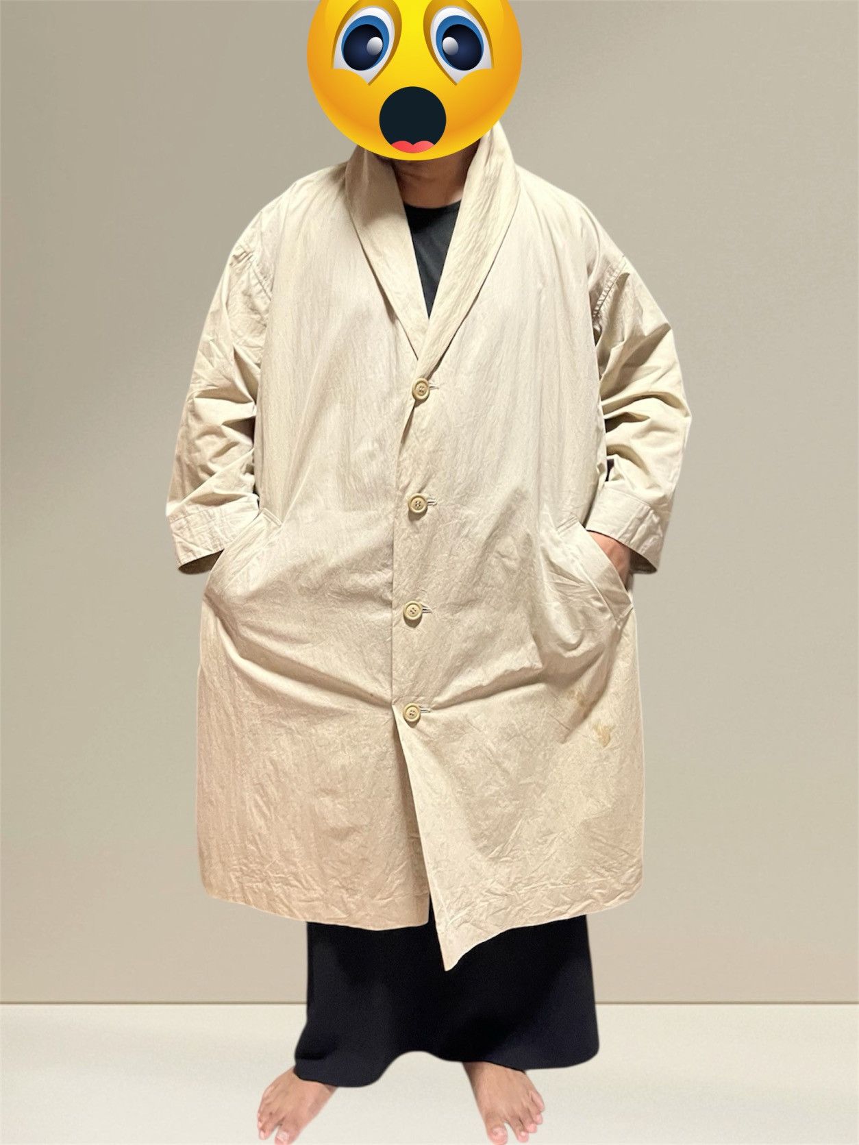 Issey Miyake Vintage 80’s WINDCOAT by ISSEY MIYAKE Size US XL / EU 56 / 4 - 2 Thumbnail