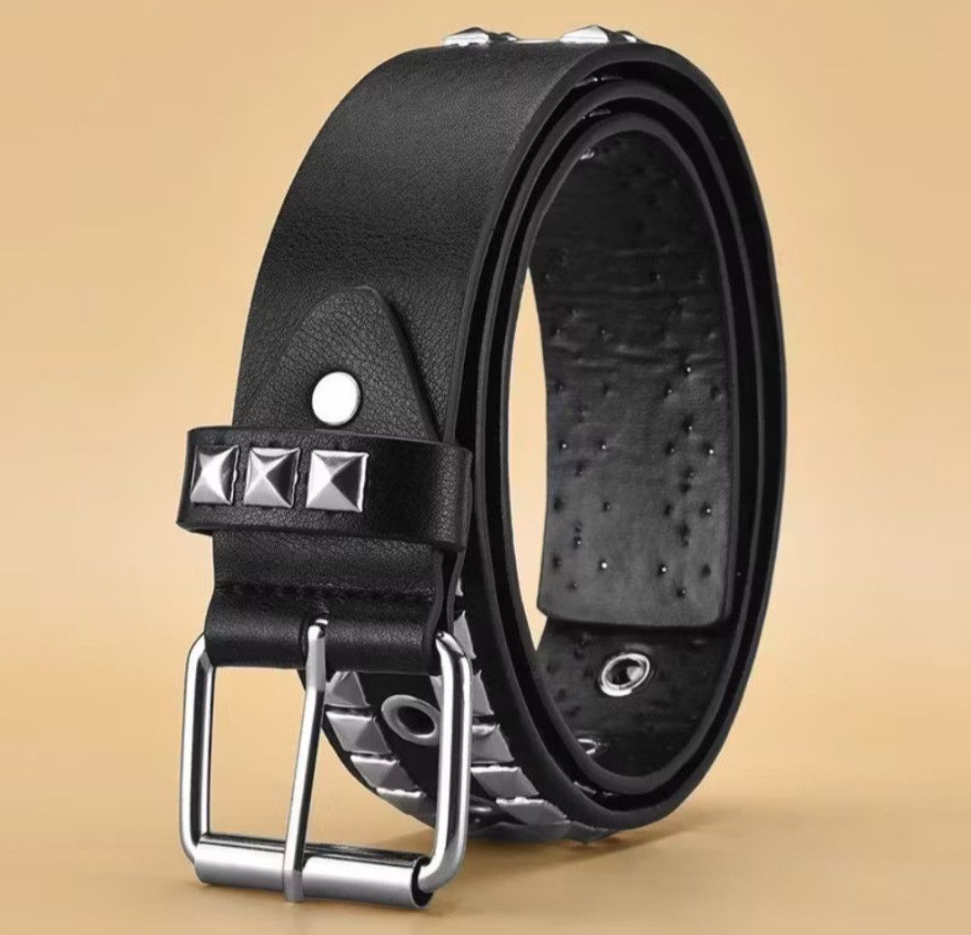 Japanese Brand 💥Punk rock studded pu belt Size ONE SIZE - 3 Thumbnail