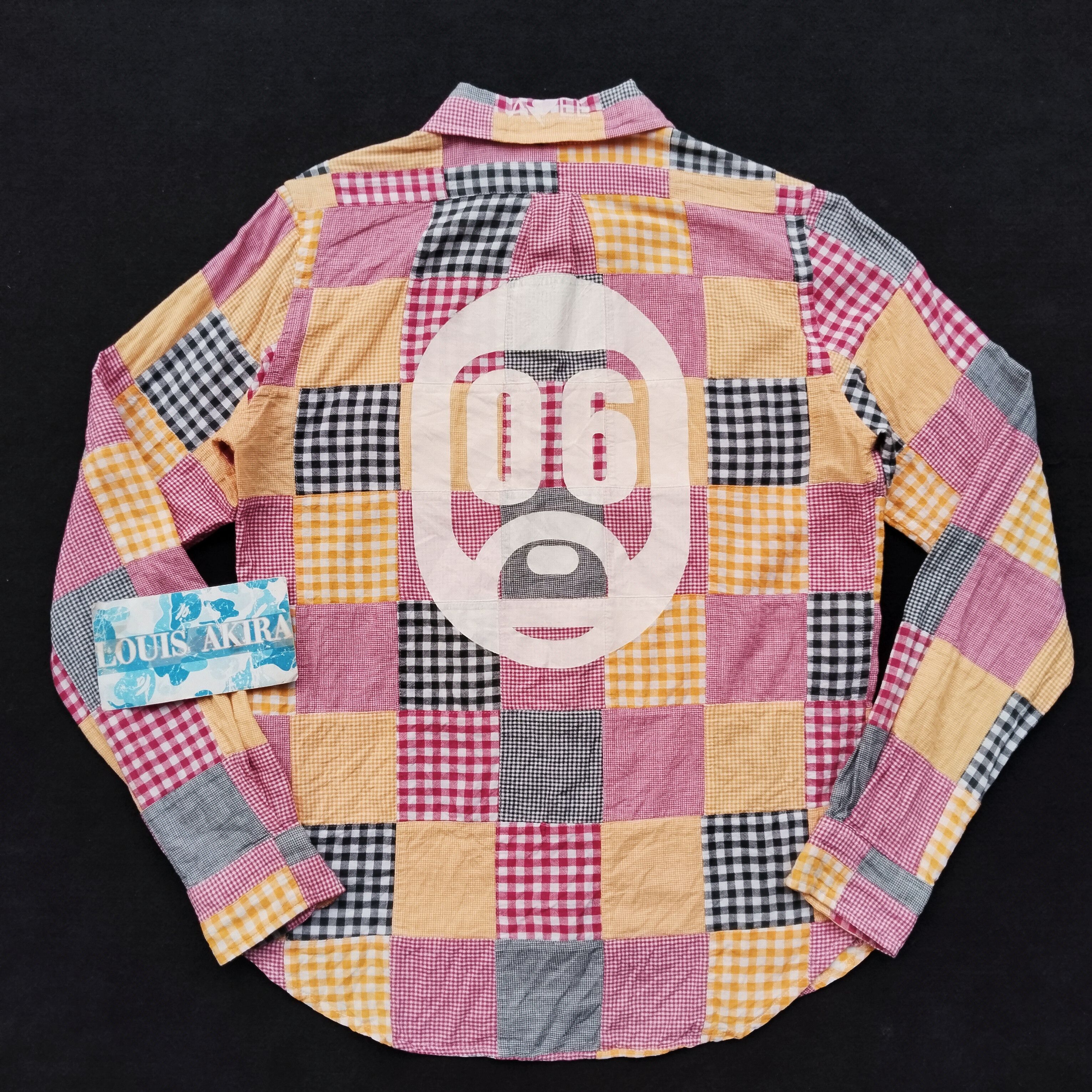 Bape 2006 Bape Baby Milo Patchwork Button Up Size S / US 4 / IT 40 - 1 Thumbnail