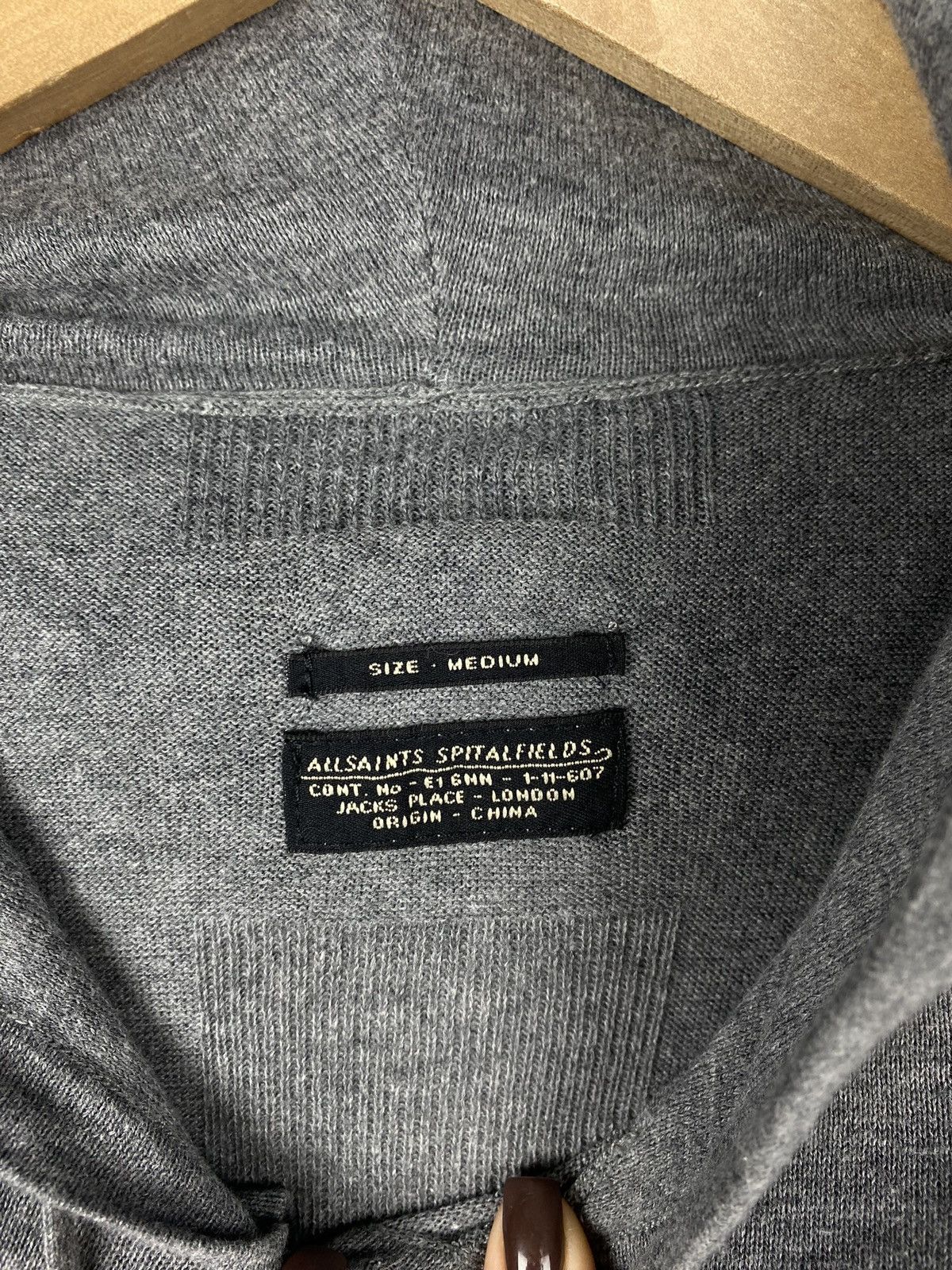 Allsaints Allsaints Devise Button Hoody men’s pullover size M Size US M / EU 48-50 / 2 - 10 Thumbnail
