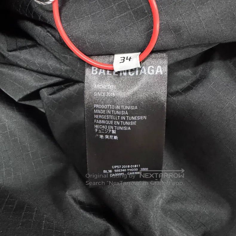Balenciaga Balenciaga Hooded Cotton Jacket Coat Size L / US 10 / IT 46 - 6 Thumbnail