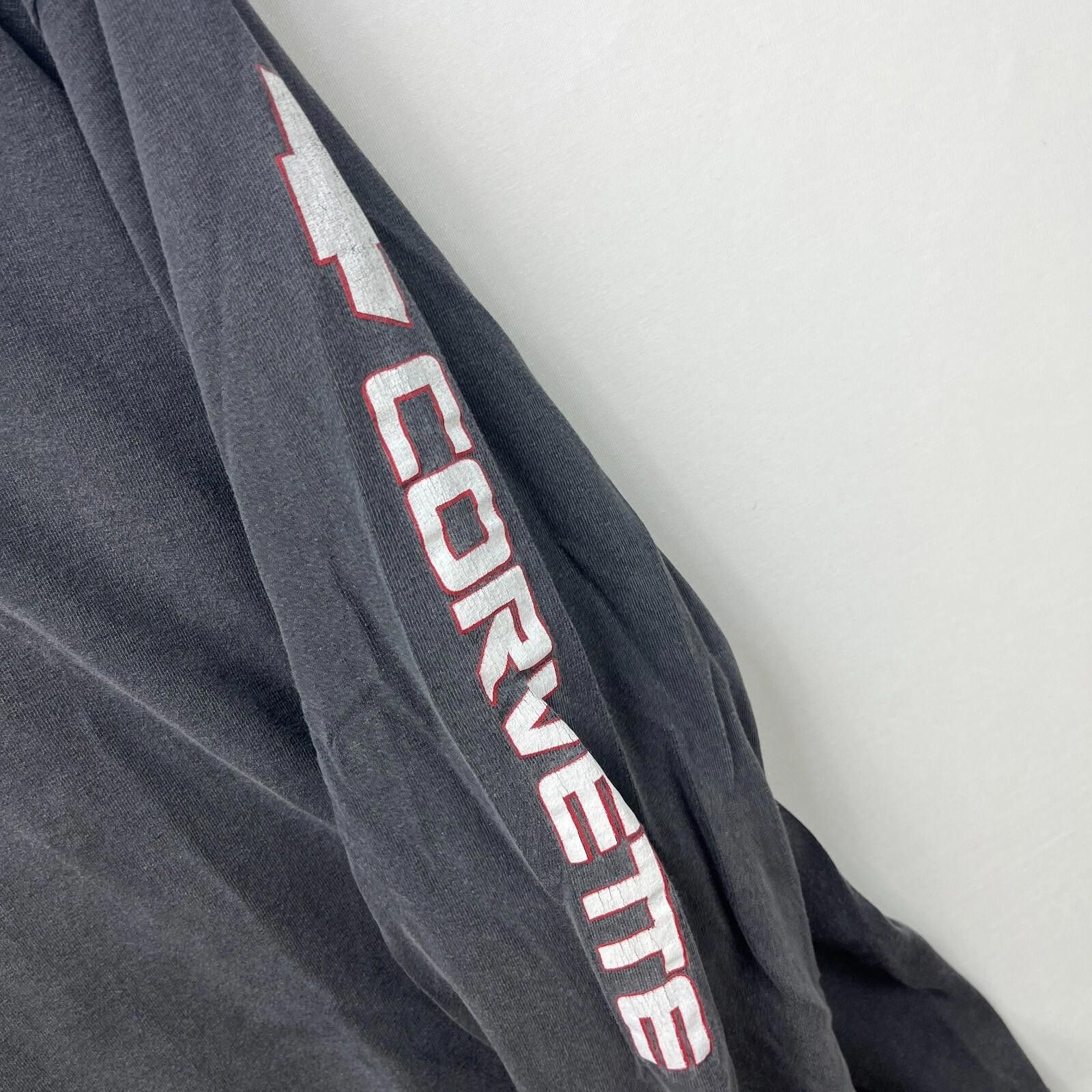 Colette Vintage Corvette Faded Black Car Racing Shirt XXL Size US XXL / EU 58 / 5 - 7 Thumbnail
