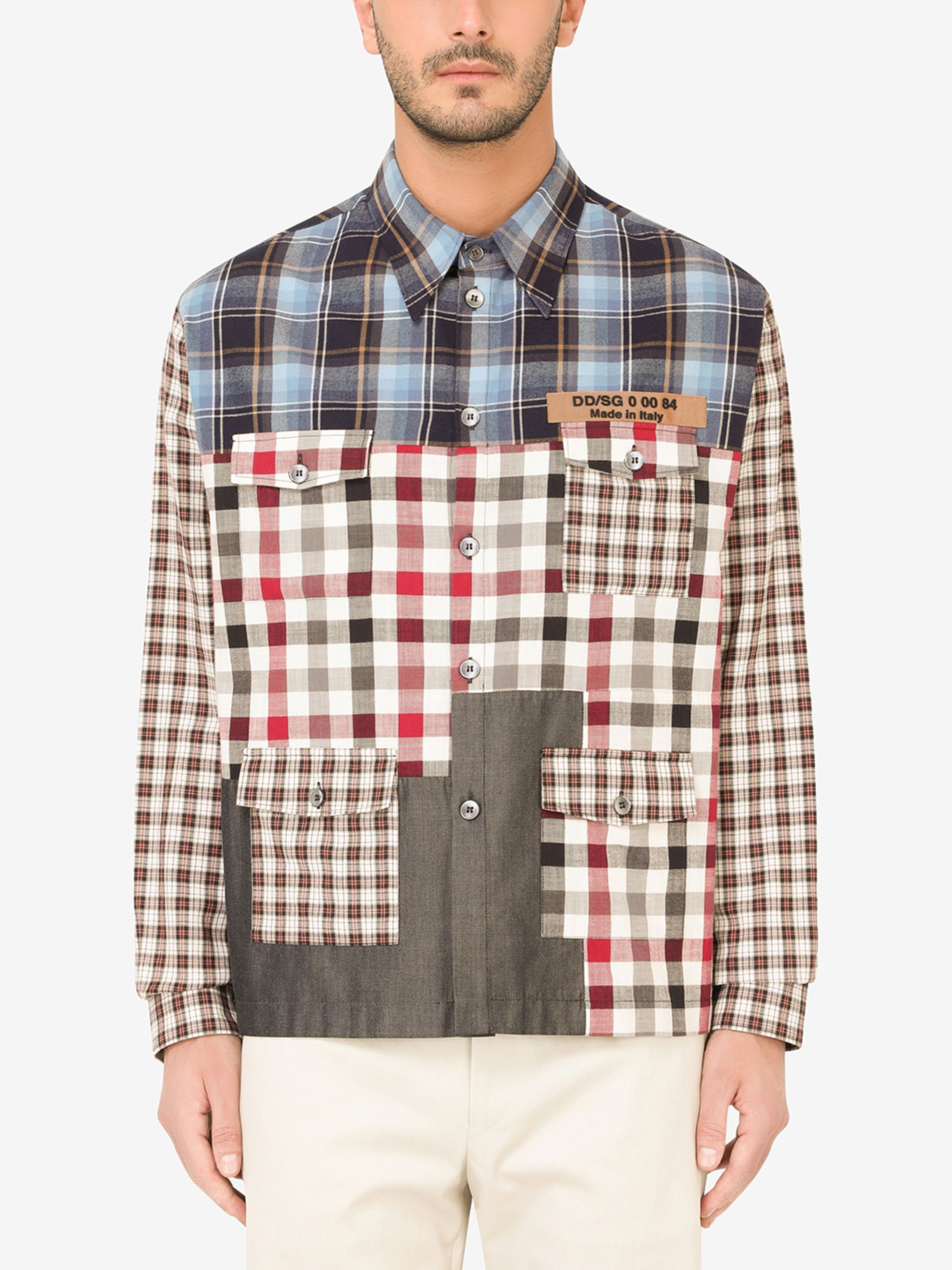 Dolce & Gabbana o1y0125 Checked Shirt in Multicolor Size US S / EU 44-46 / 1 - 2 Thumbnail