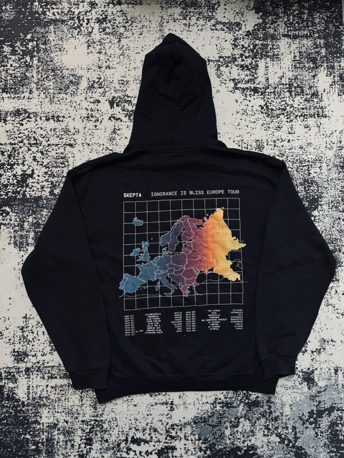 Skepta Skepta made in usa Hoodie Europe Tour black colorful M Size US M / EU 48-50 / 2 - 1 Thumbnail