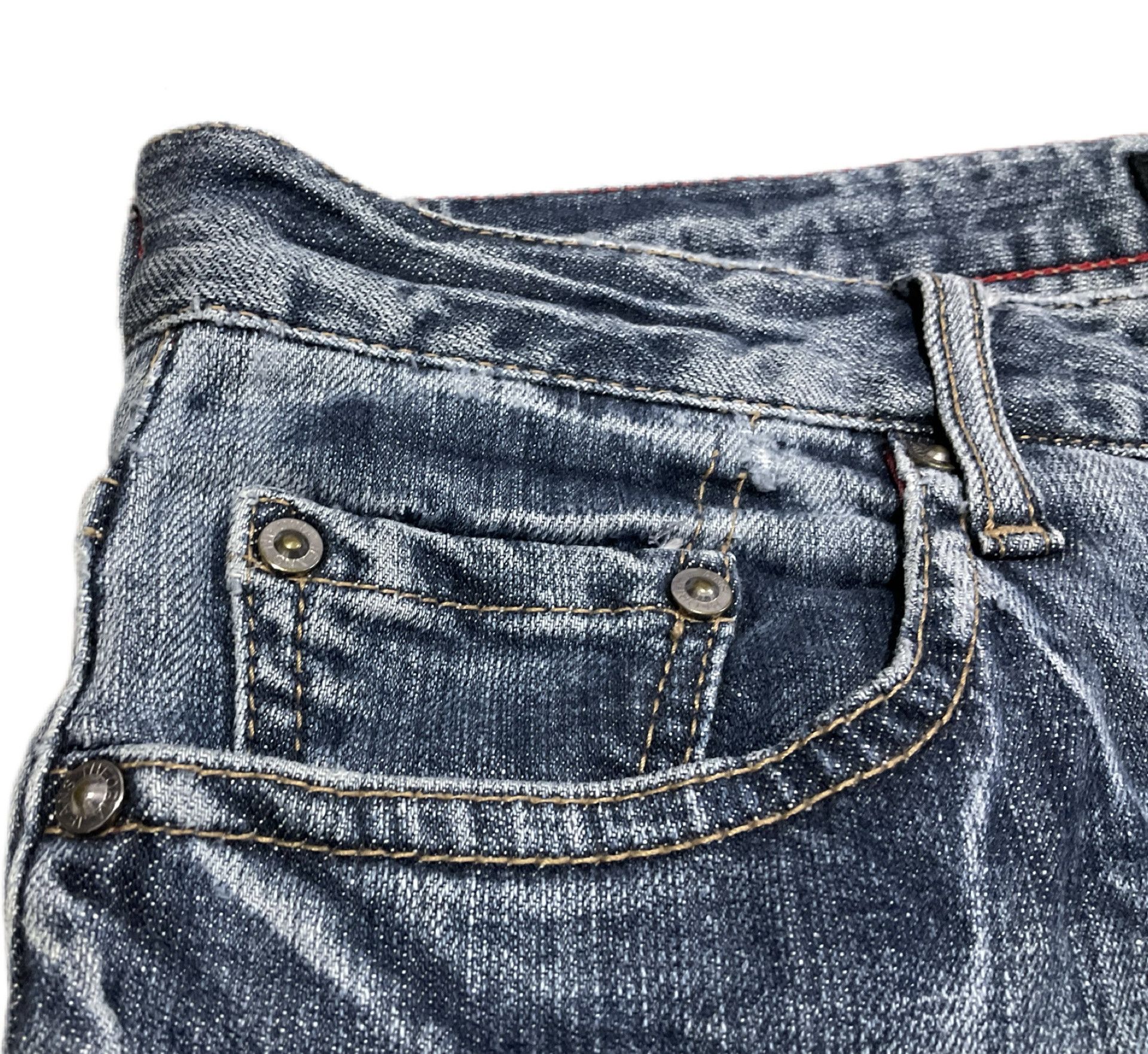 Hysteric Glamour × If Six Was Nine × Le Grande Bleu (L.G.B.) 🔥Sick Y2K Theoria Flare Denim LGB Style Size US 32 / EU 48 - 5 Thumbnail