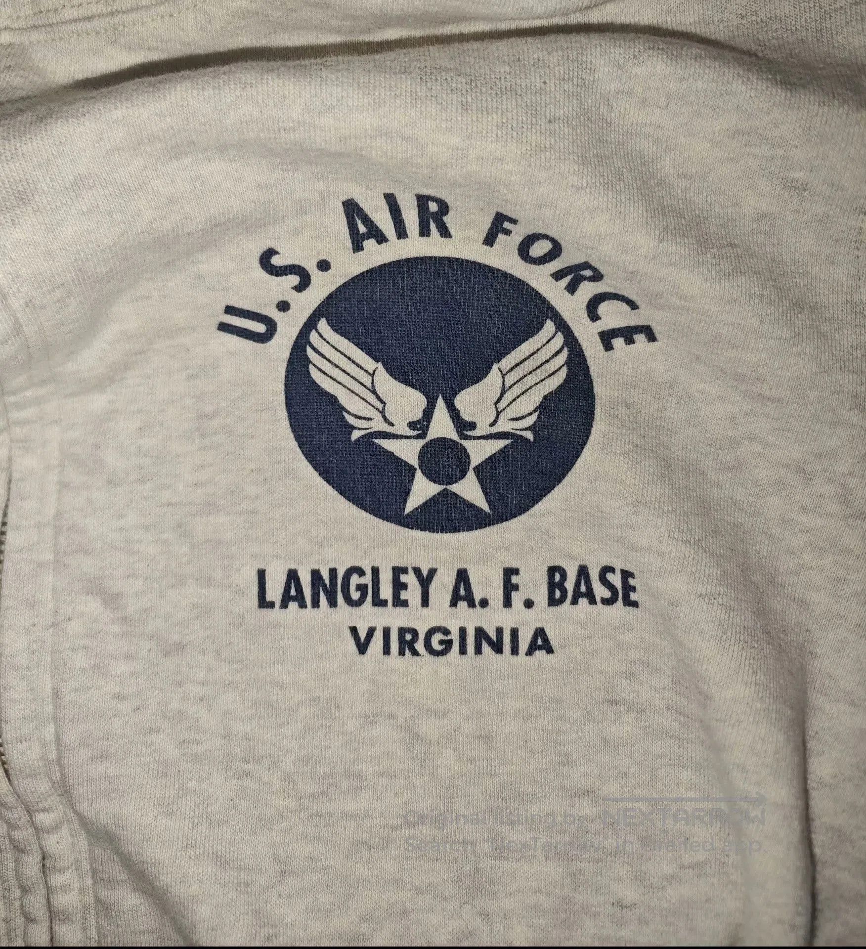 Buzz Rickson's Buzz Rickson's US Air Force Zip Hoodie. Size US XL / EU 56 / 4 - 4 Thumbnail
