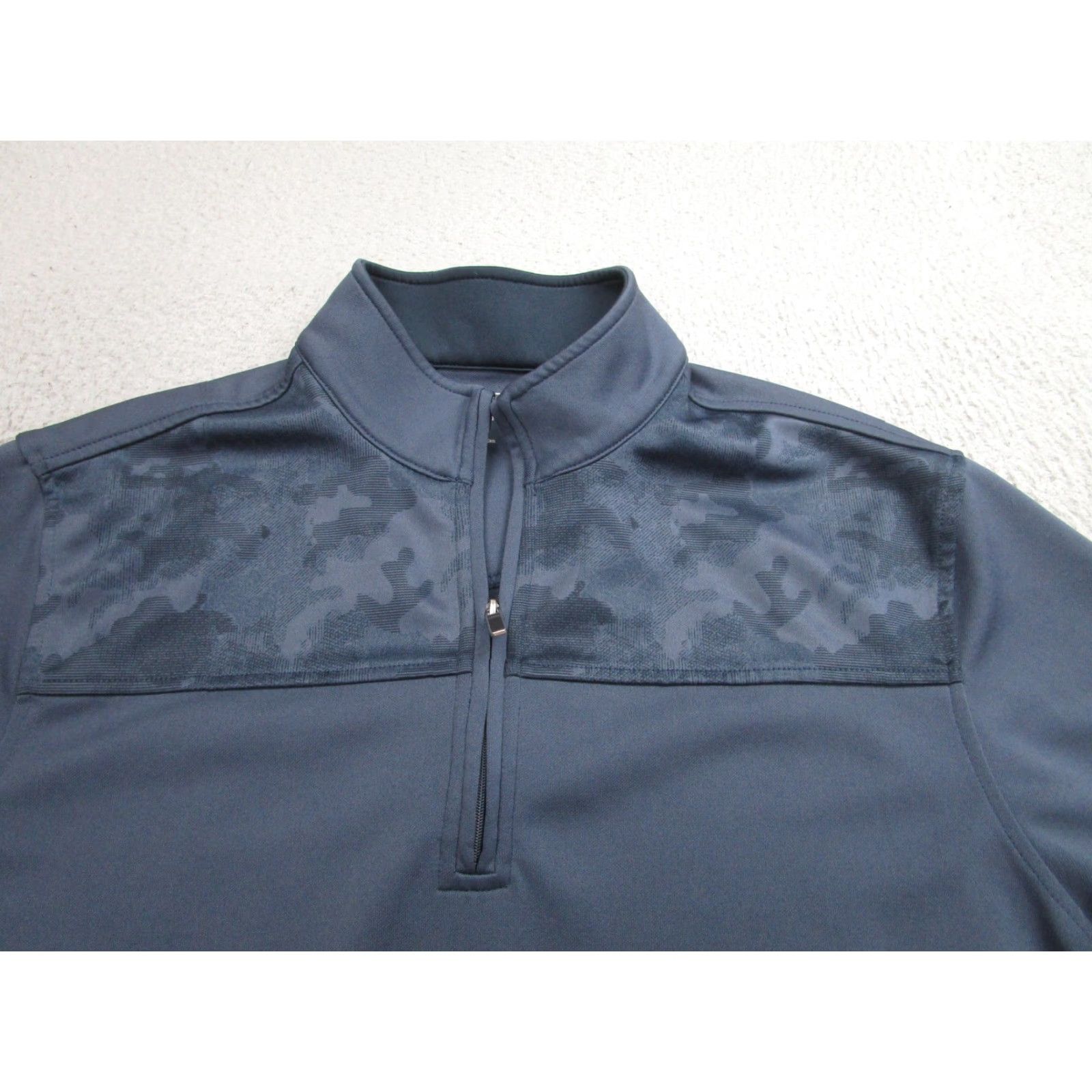 Vintage Pebble Beach Pullover Mens Medium Blue Dry-Luxe Performance 1/4 Zip Golf sweater Size US M / EU 48-50 / 2 - 2 Thumbnail