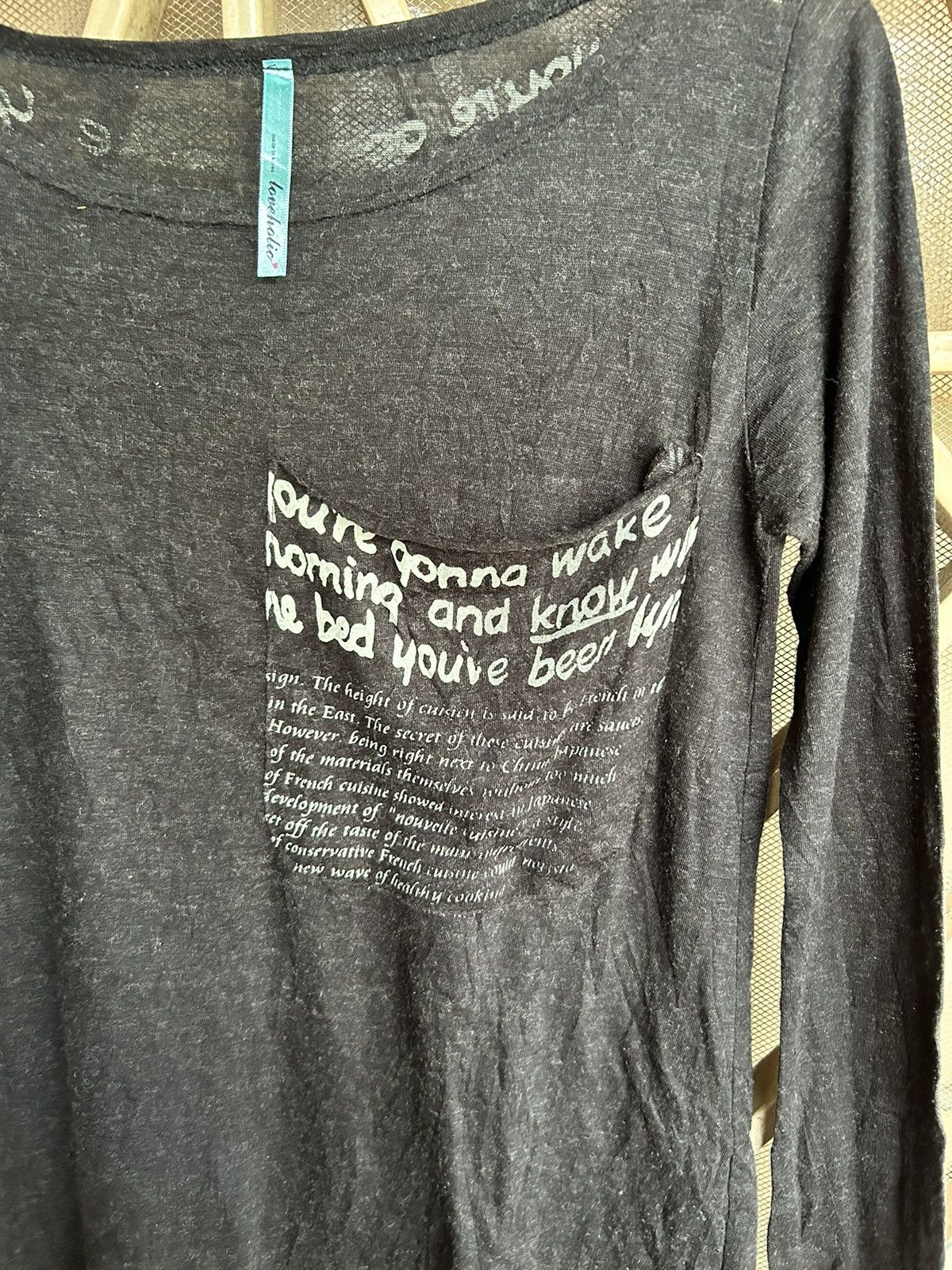 Japanese Brand Love Holic Japanese Poem Archive Ifsix lgb Longsleeve Size US M / EU 48-50 / 2 - 2 Thumbnail