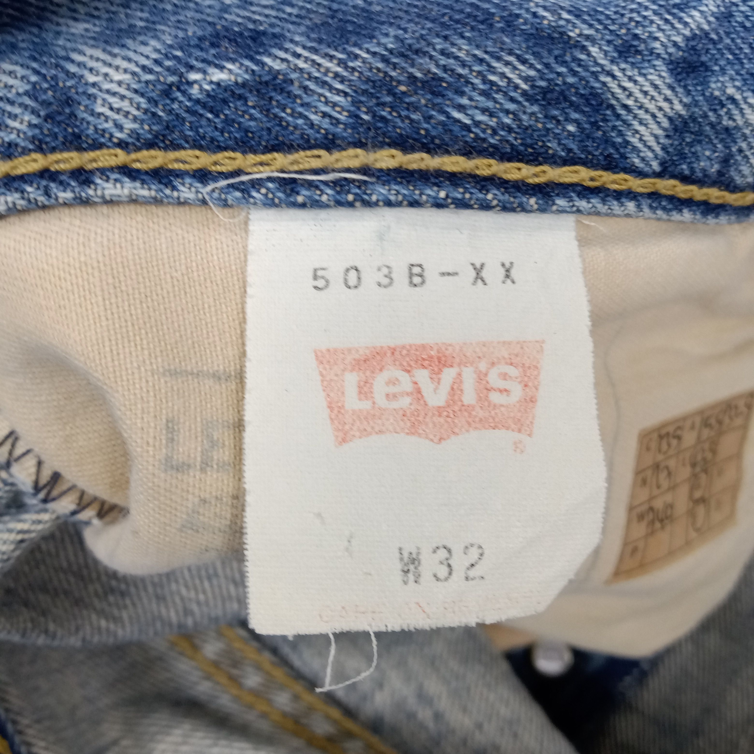 Levi's Levi's American Paint Art Distressed Denim Jeans c235n27 Size US 31 - 15 Thumbnail
