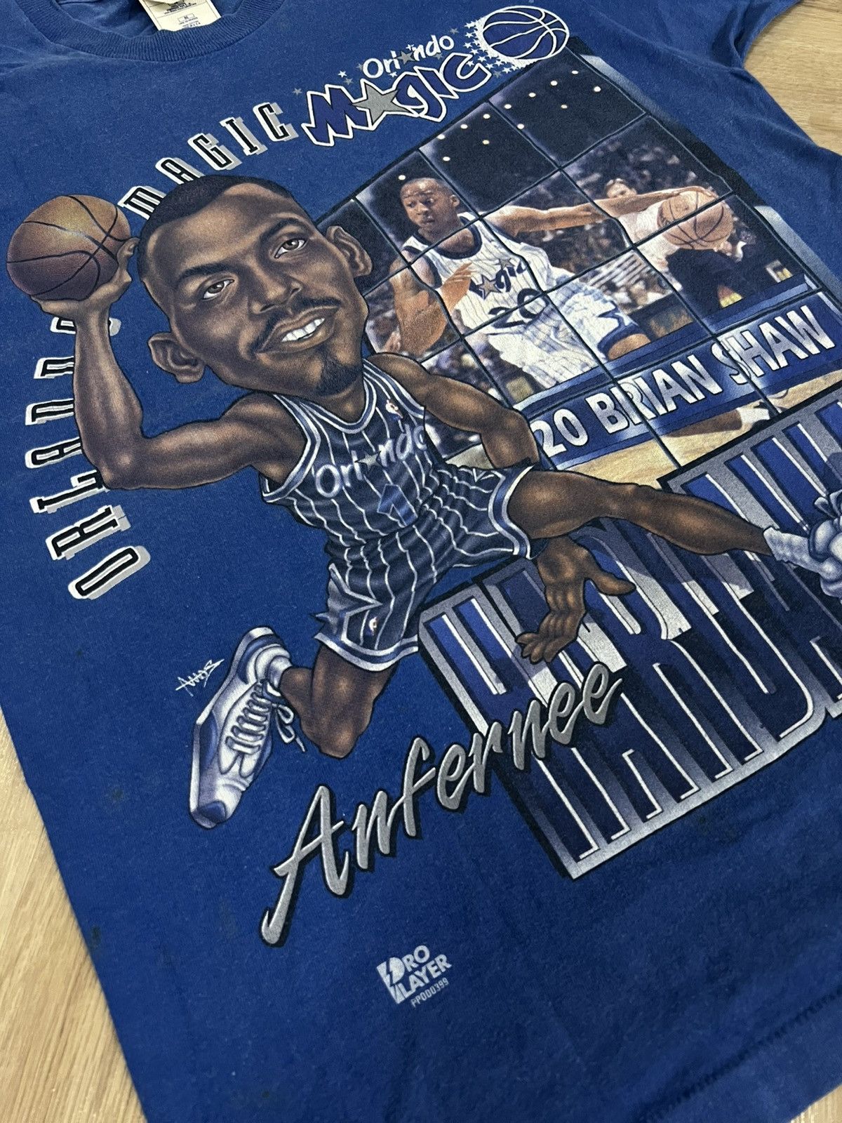 NBA × Pro Player × Vintage Vintage Orlando Magic Anfernee Hardaway NBA Shirt Size US M / EU 48-50 / 2 - 2 Thumbnail