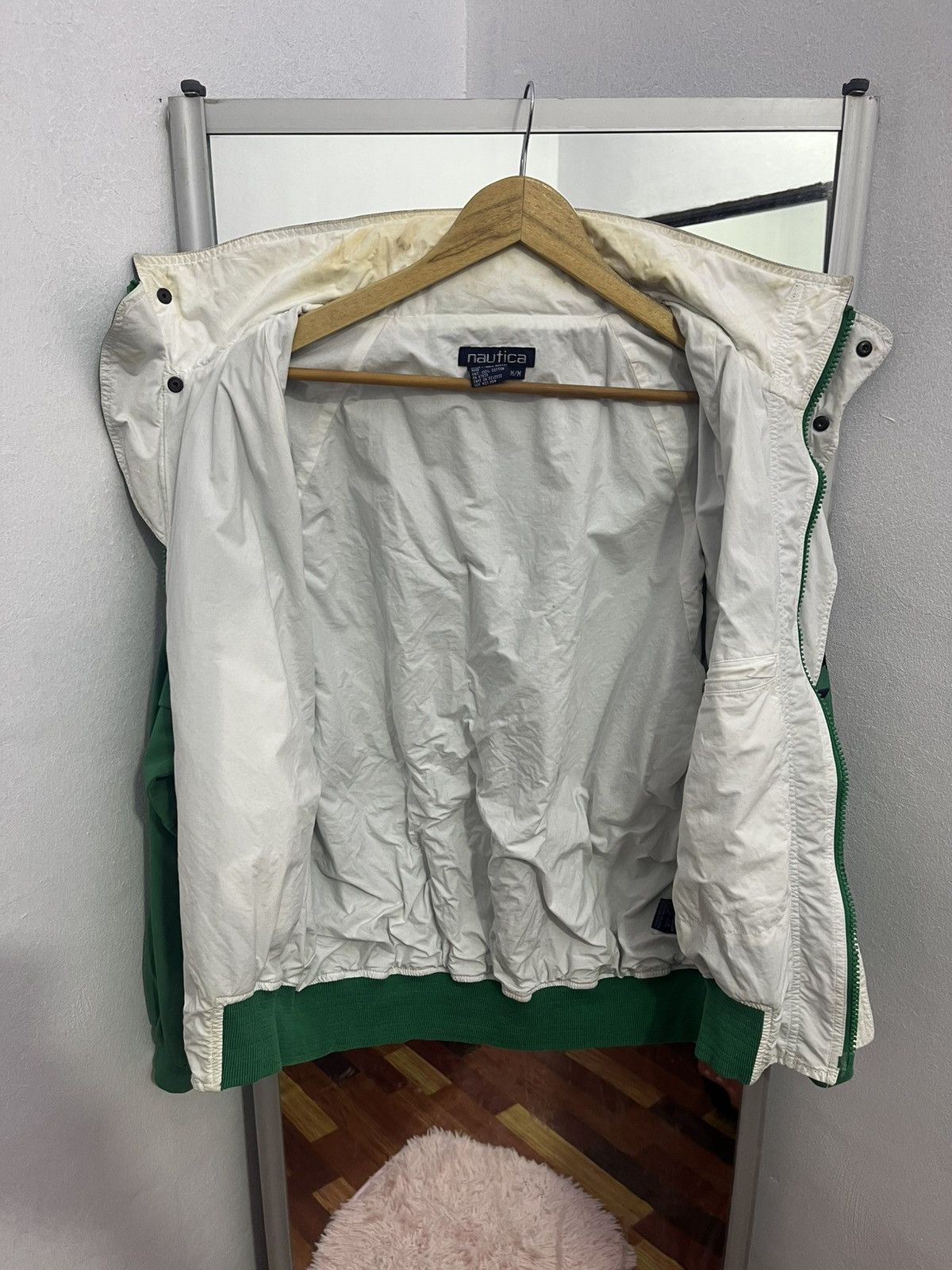 Nautica Vintage Nautica Sailing Spellout Jacket Hidden Hood Size US M / EU 48-50 / 2 - 8 Thumbnail