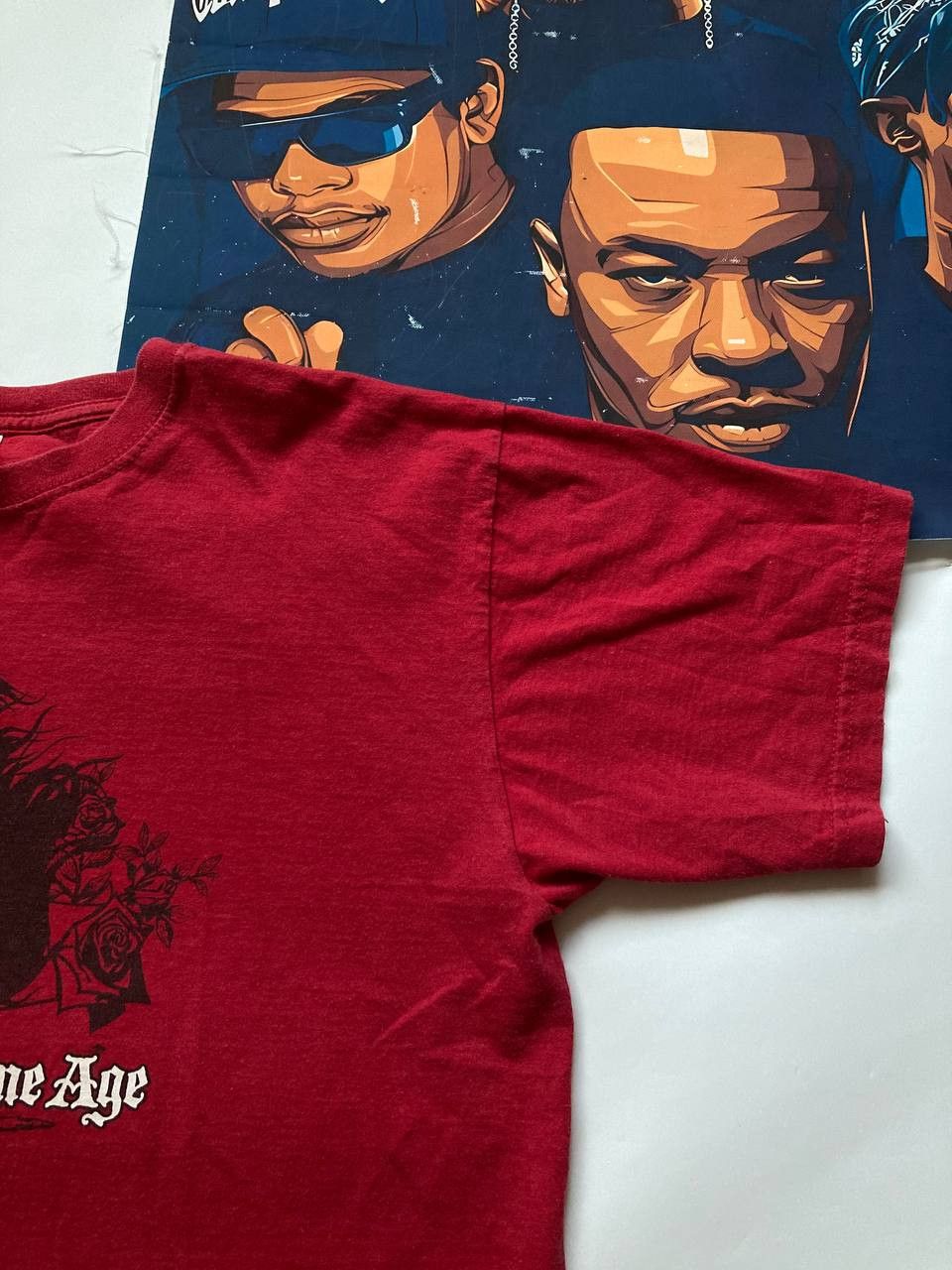 Band Tees Vintage 00s Queens Of The Stone Age Tour Rock Tee Size US M / EU 48-50 / 2 - 4 Thumbnail
