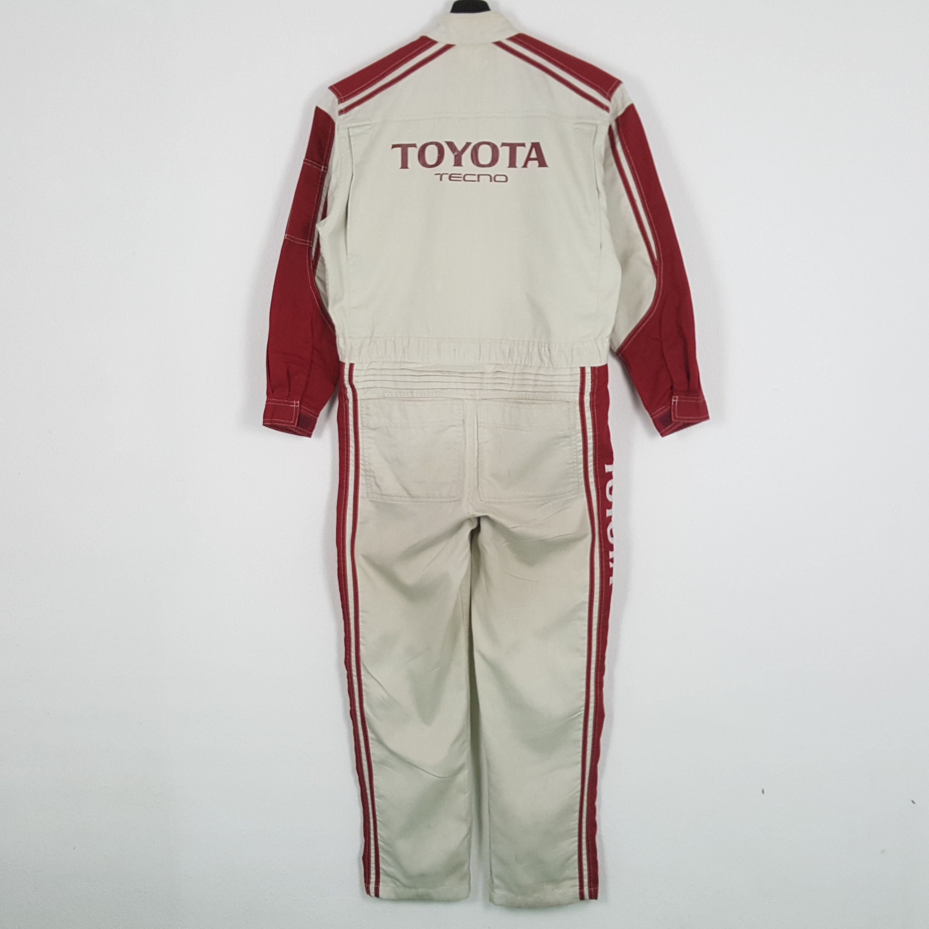 Vintage TOYOTA TECNO Racing Style Motorsports Coverall Jacket Size US M / EU 48-50 / 2 - 1 Thumbnail