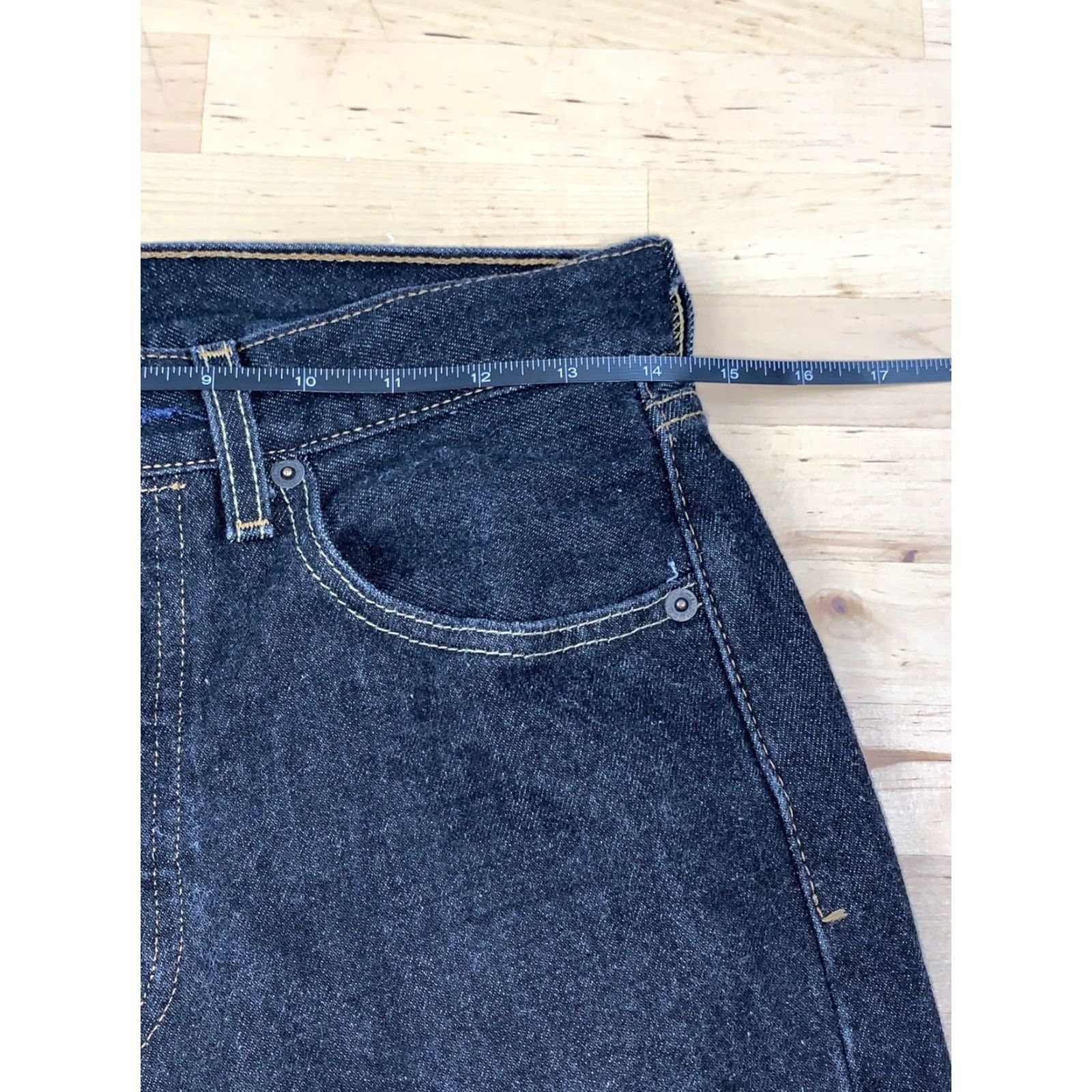 Levi's Levi Men Denim Jeans Black 29x27 Casual #3929 Size US 29 - 4 Thumbnail