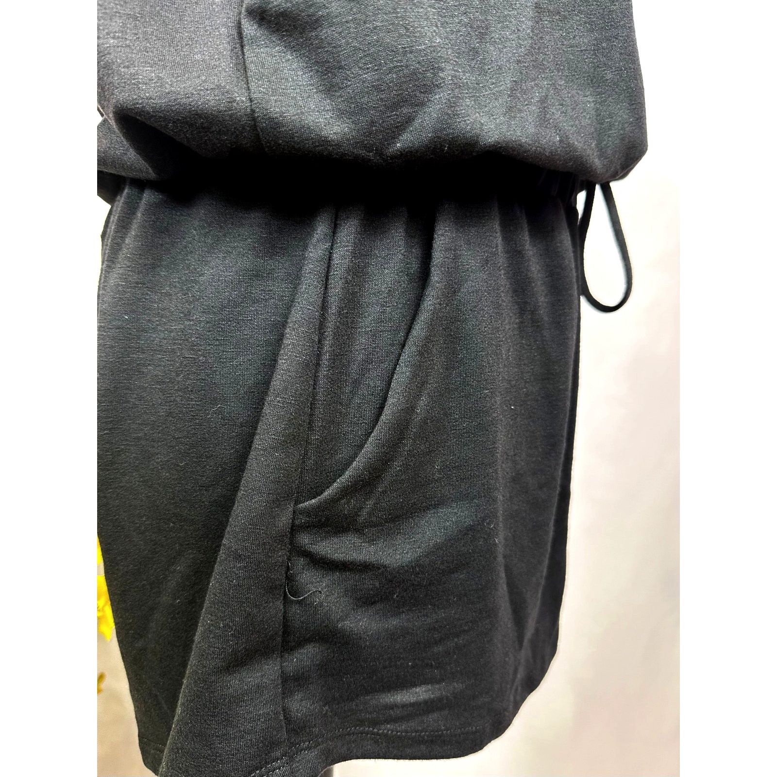 Other LBLC the Label Lauren Romper Drawstring Waist Pockts Black L Size 30" / US 8 / IT 44 - 14 Thumbnail