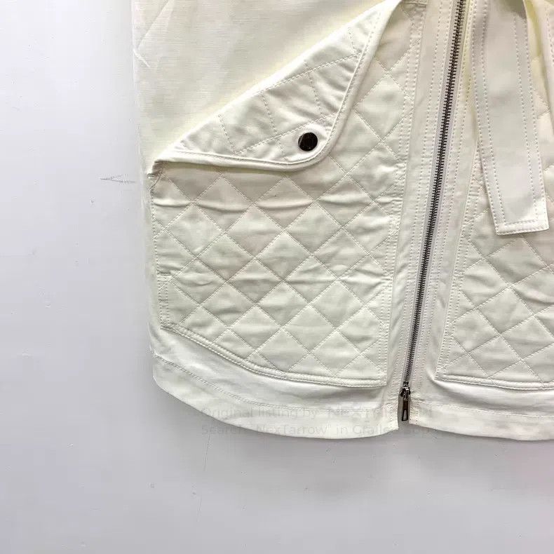 Hermes Hermes White cotton belt waist sleeveless dress Size S / US 4 / IT 40 - 5 Thumbnail