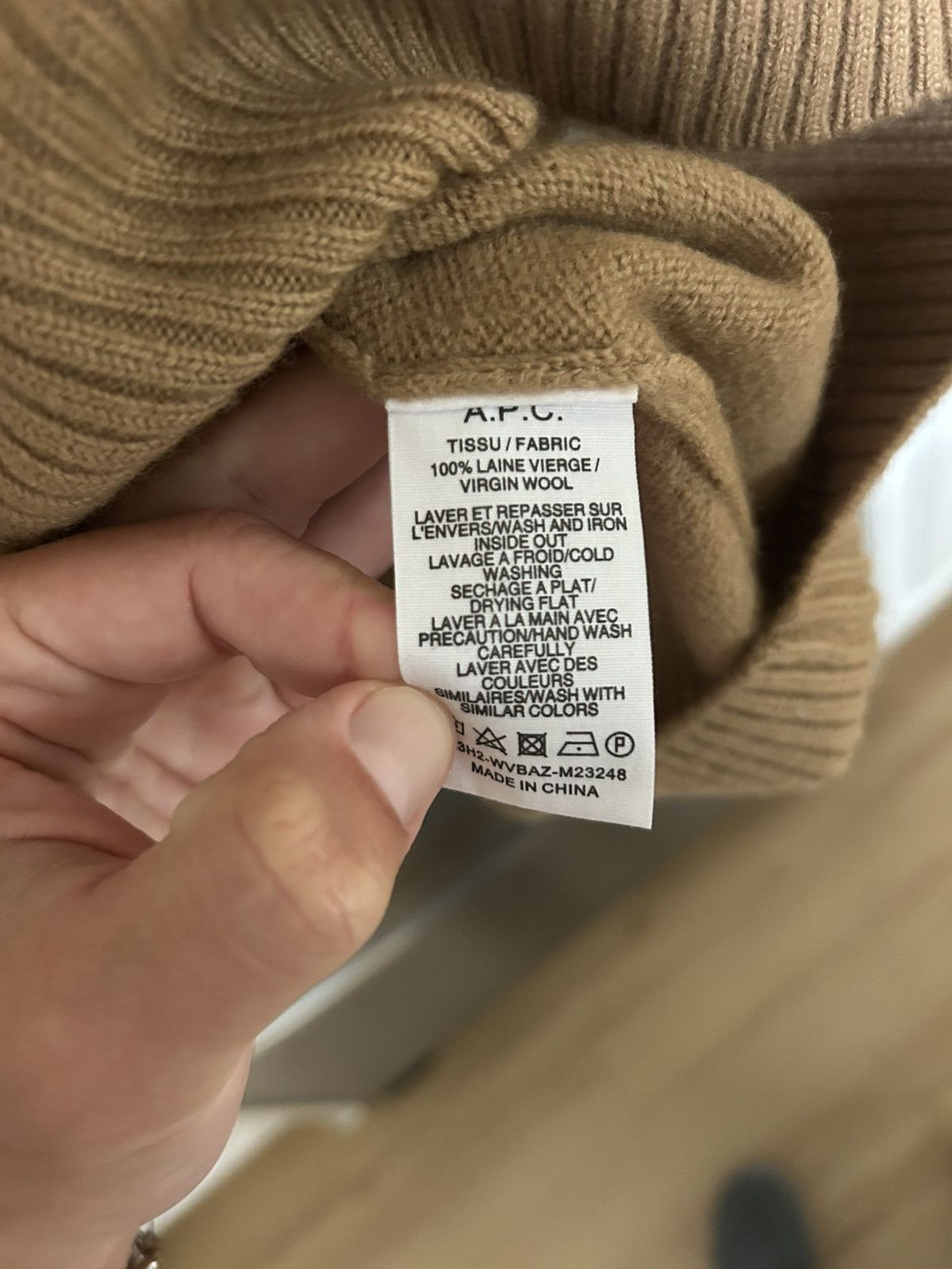A.P.C. A.P.C Walter merino wool jumper Size US M / EU 48-50 / 2 - 4 Thumbnail