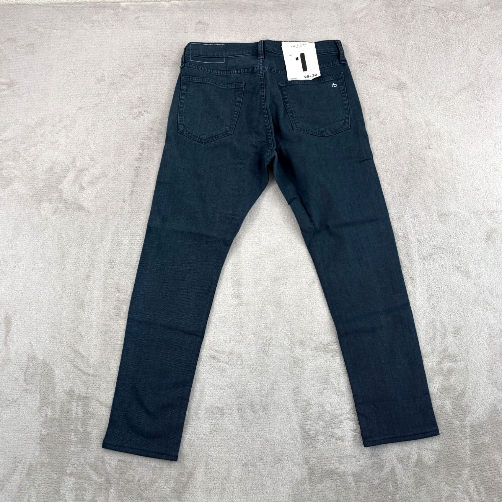 Rag & Bone rag & bone Jeans in Reflecting Pond Men 29x27 NWT Slim Stretch denim 5-Pocket Skinny Mid Rise Adult Regular Size US 29 - 7 Thumbnail