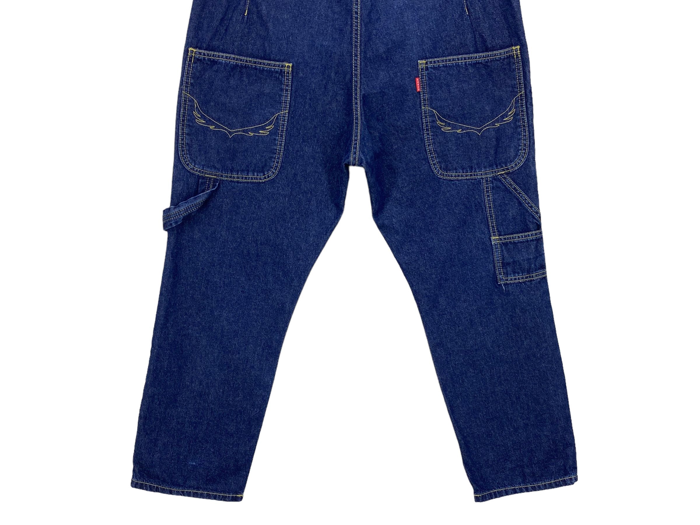 Japanese Brand Drop Crotch Baker Pocket Rodeo Crowns Pants Size US 31 - 6 Thumbnail