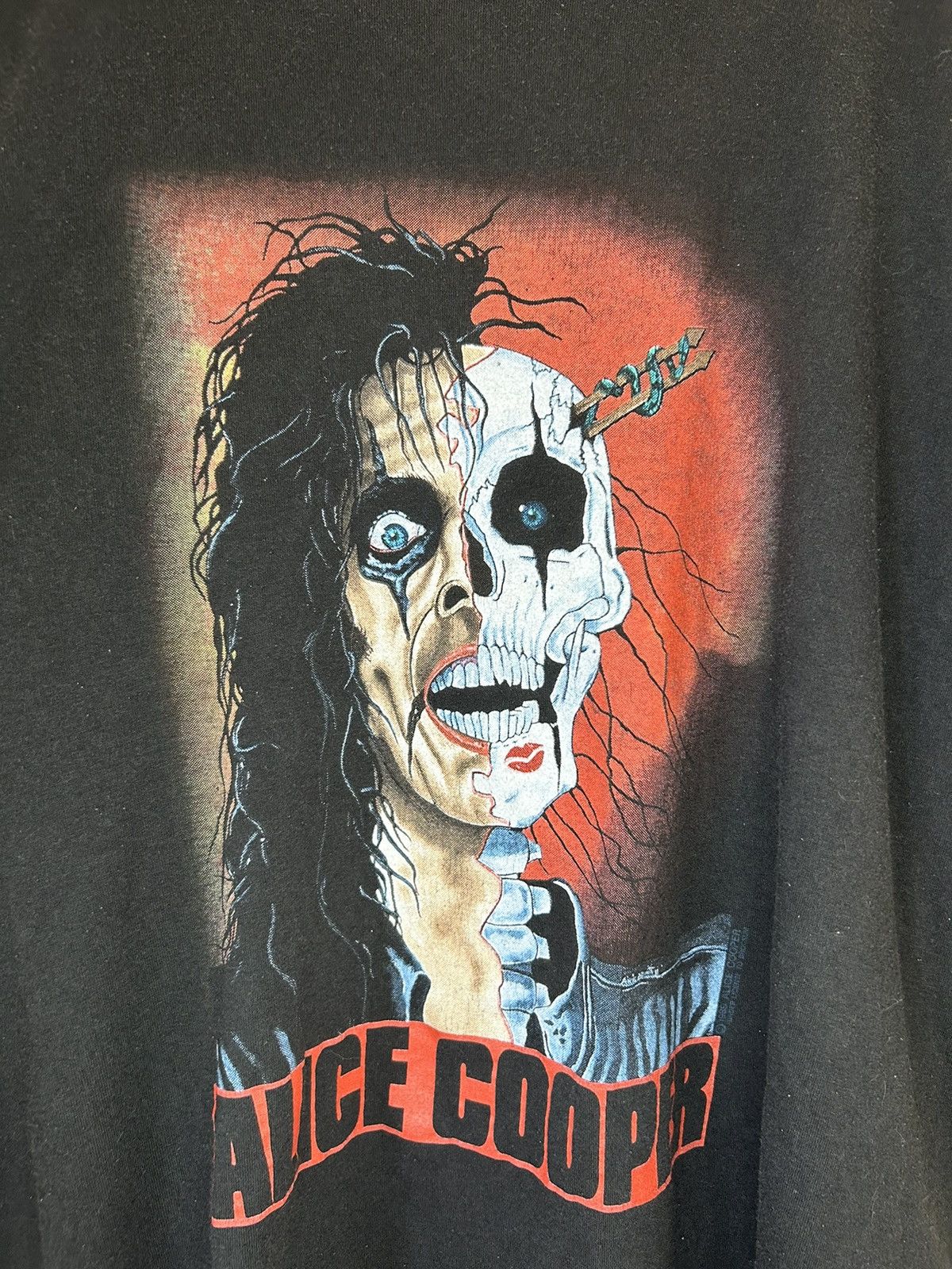 Band Tees Vintage 1989 Alice Cooper Trash Band Tee Shirt RARE Size US XL / EU 56 / 4 - 2 Thumbnail