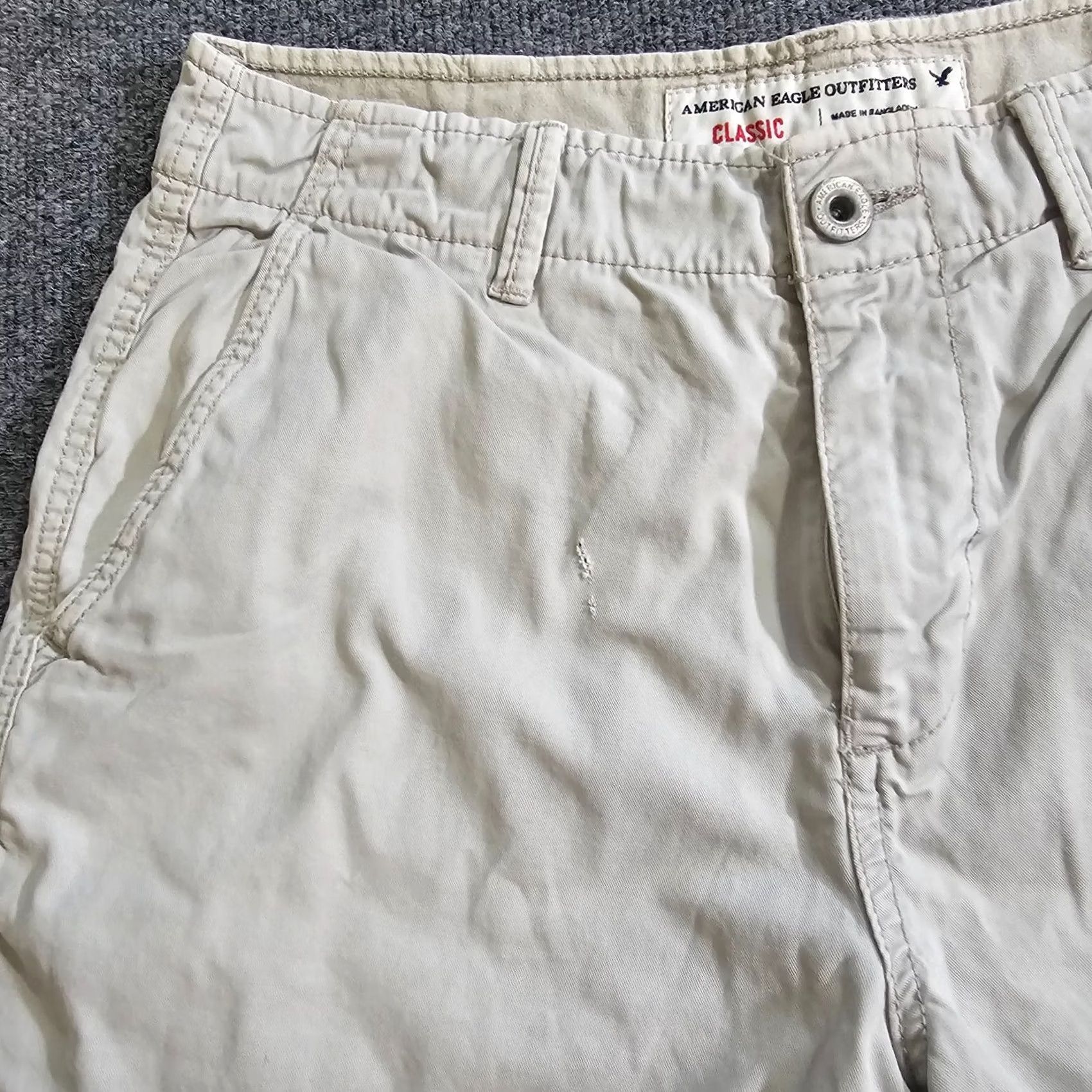 American Eagle Outfitters American Eagle Outfitters Shorts Mens 30 Beige Khaki Classic Hiking Outdoors 10 Inch Inseam Mens Size US 30 / EU 46 - 3 Thumbnail
