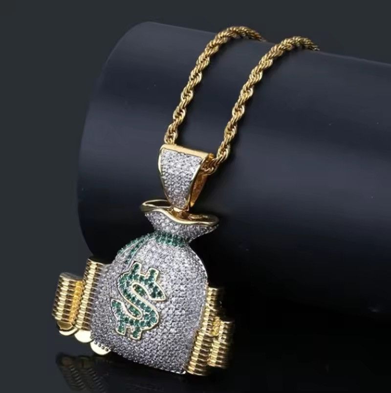Japanese Brand Money Bag Streetwear Necklace Chain Size ONE SIZE - 5 Thumbnail