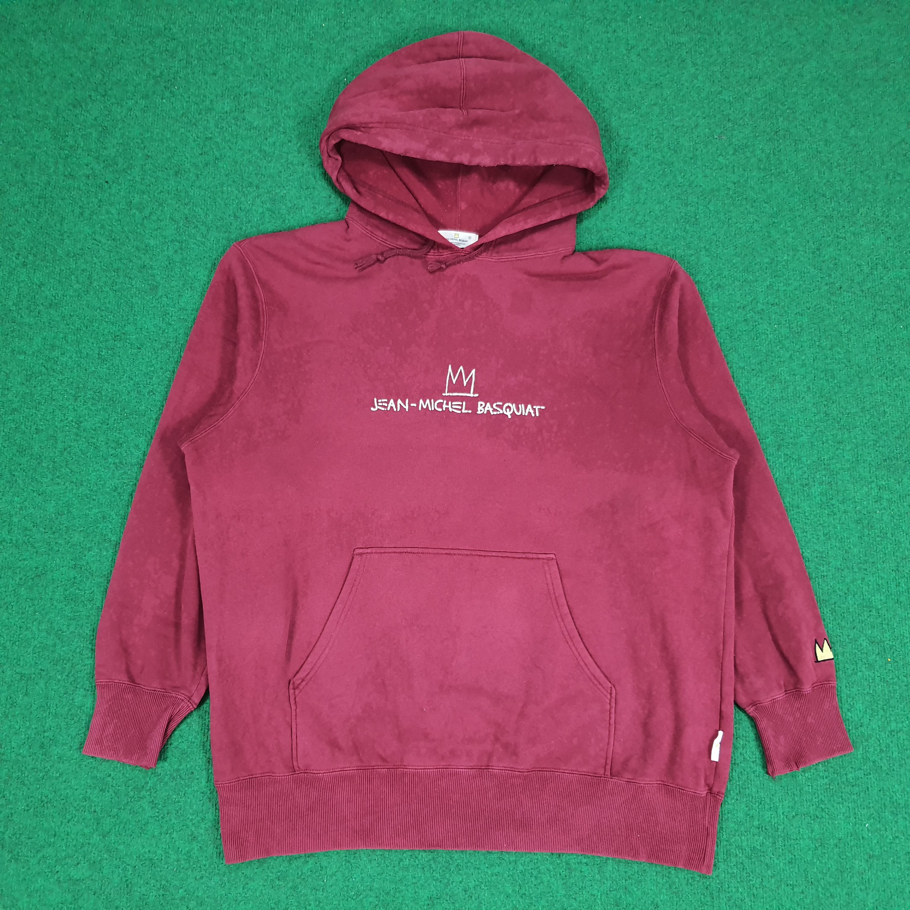 Jean-Michel Basquiat × Vintage Vintage Jean Michel Basquiat Streetwear Hoodie Size US XL / EU 56 / 4 - 3 Thumbnail