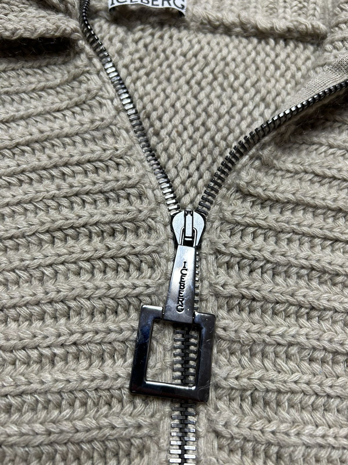 Iceberg × Other Iceberg Knitwear zip Avantgarde Size L / US 10 / IT 46 - 5 Thumbnail
