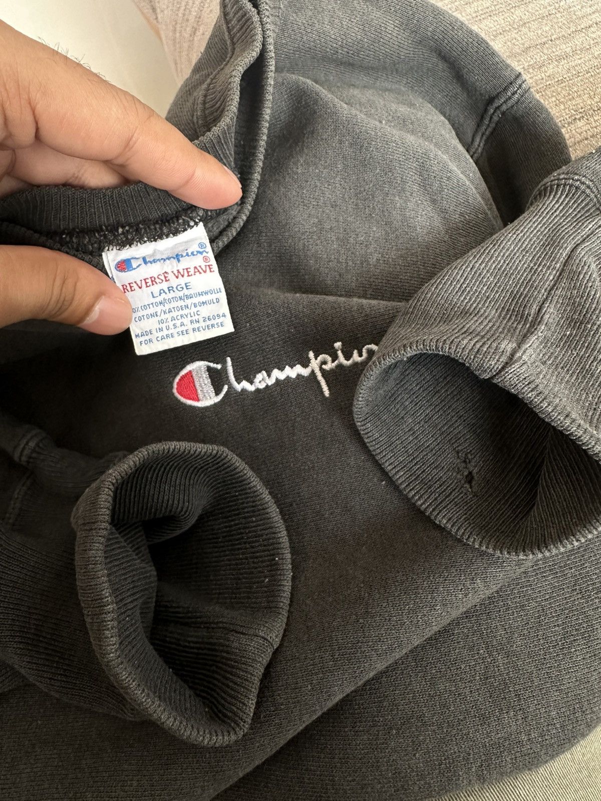Vintage Vintage 80’s Champion Reverse Weave USA made Crewneck Size US L / EU 52-54 / 3 - 4 Thumbnail