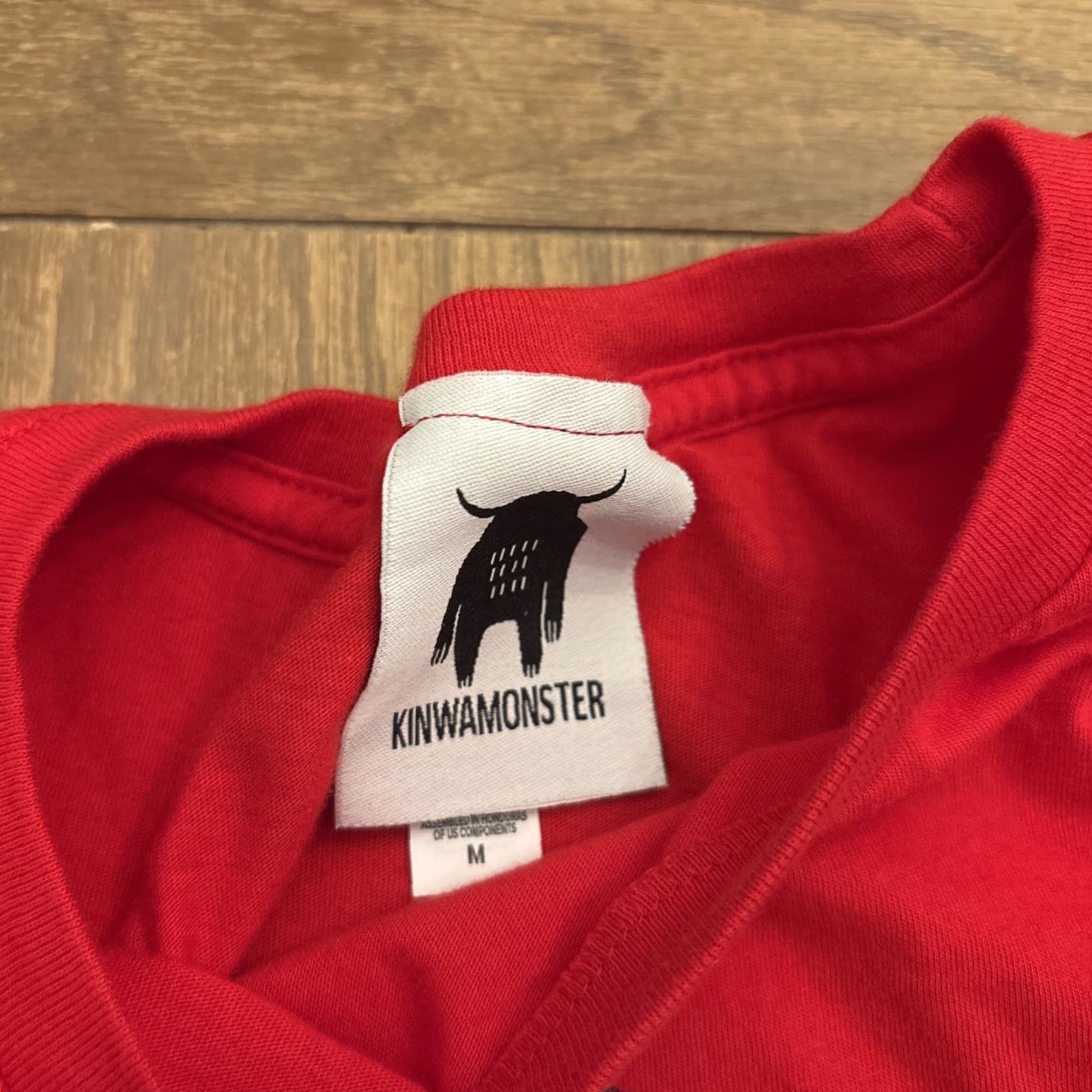 Vintage VINTAGE Kinwamonster T-Shirt Long Sleeve Red Anime Size M Mens Discontinued 90s Theme Kinwamonster Brand Shirt Size US M / EU 48-50 / 2 - 5 Thumbnail